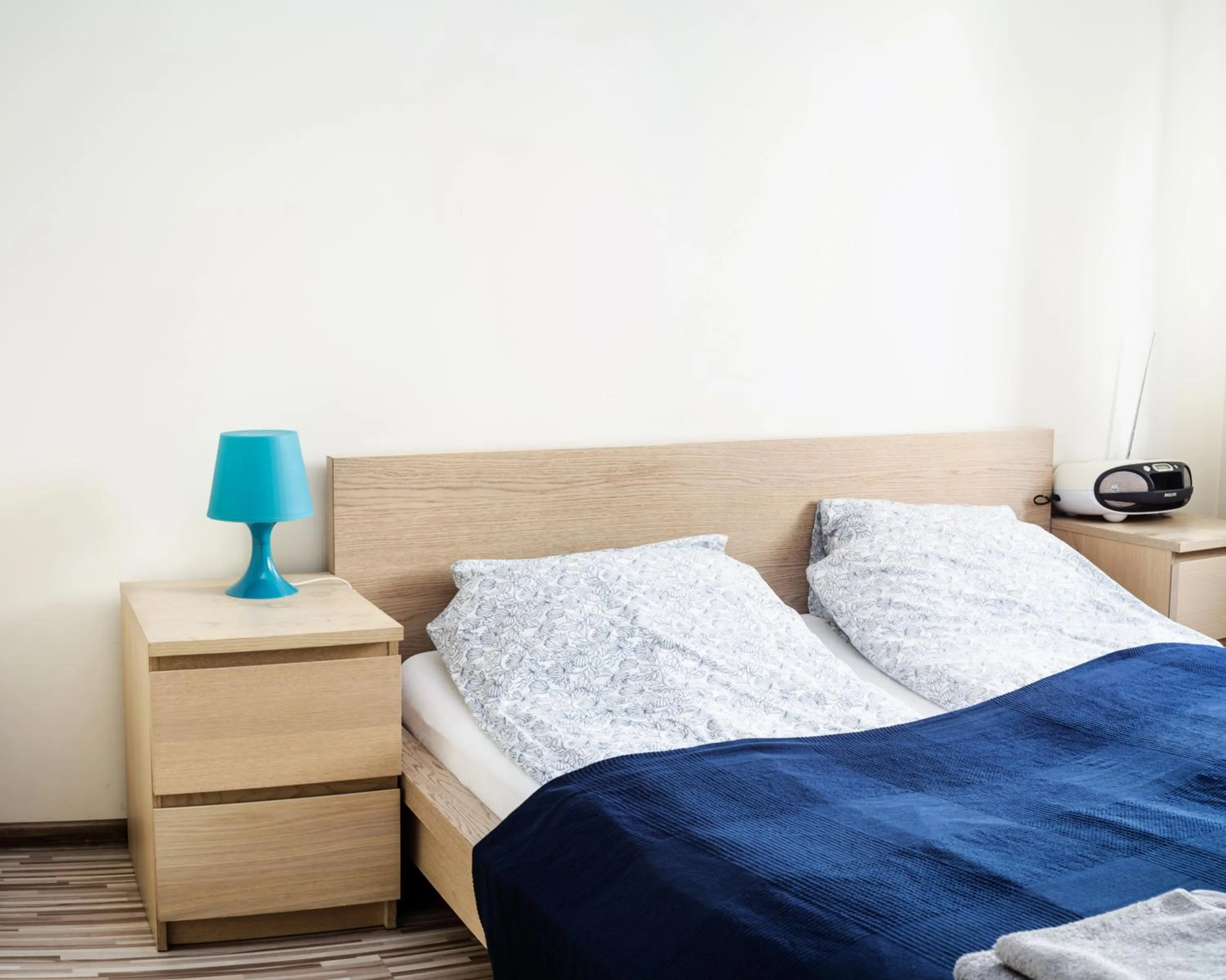 Bed in Marszałkowska Apartment