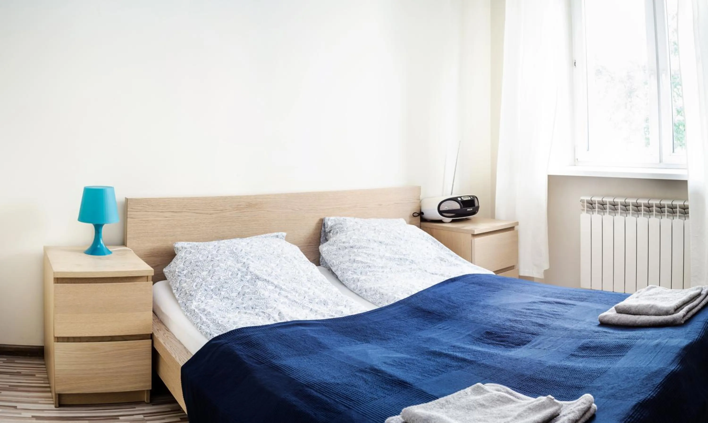 Bed in Marszałkowska Apartment