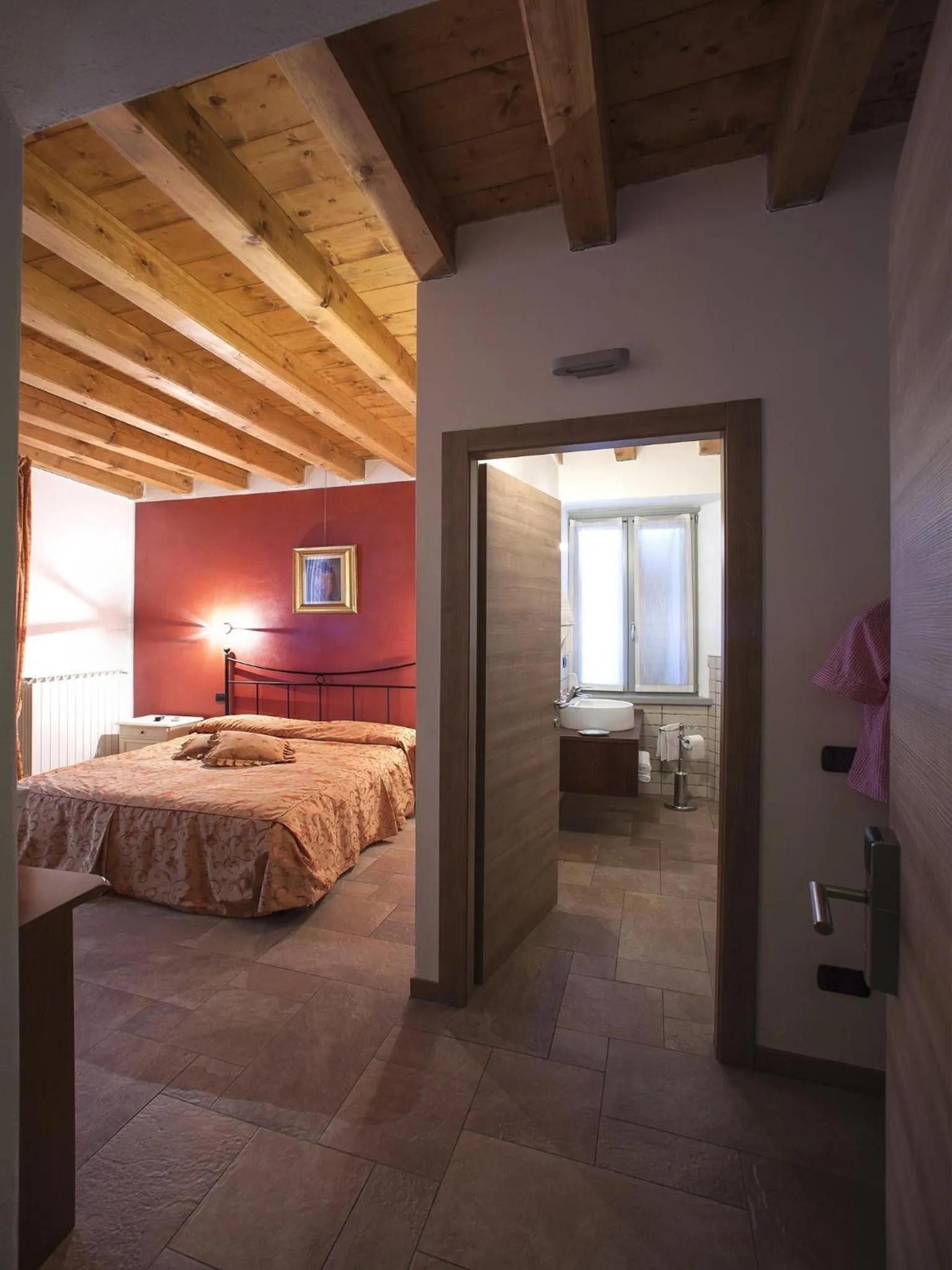 Bed in Locanda Sant'Antonio de foris