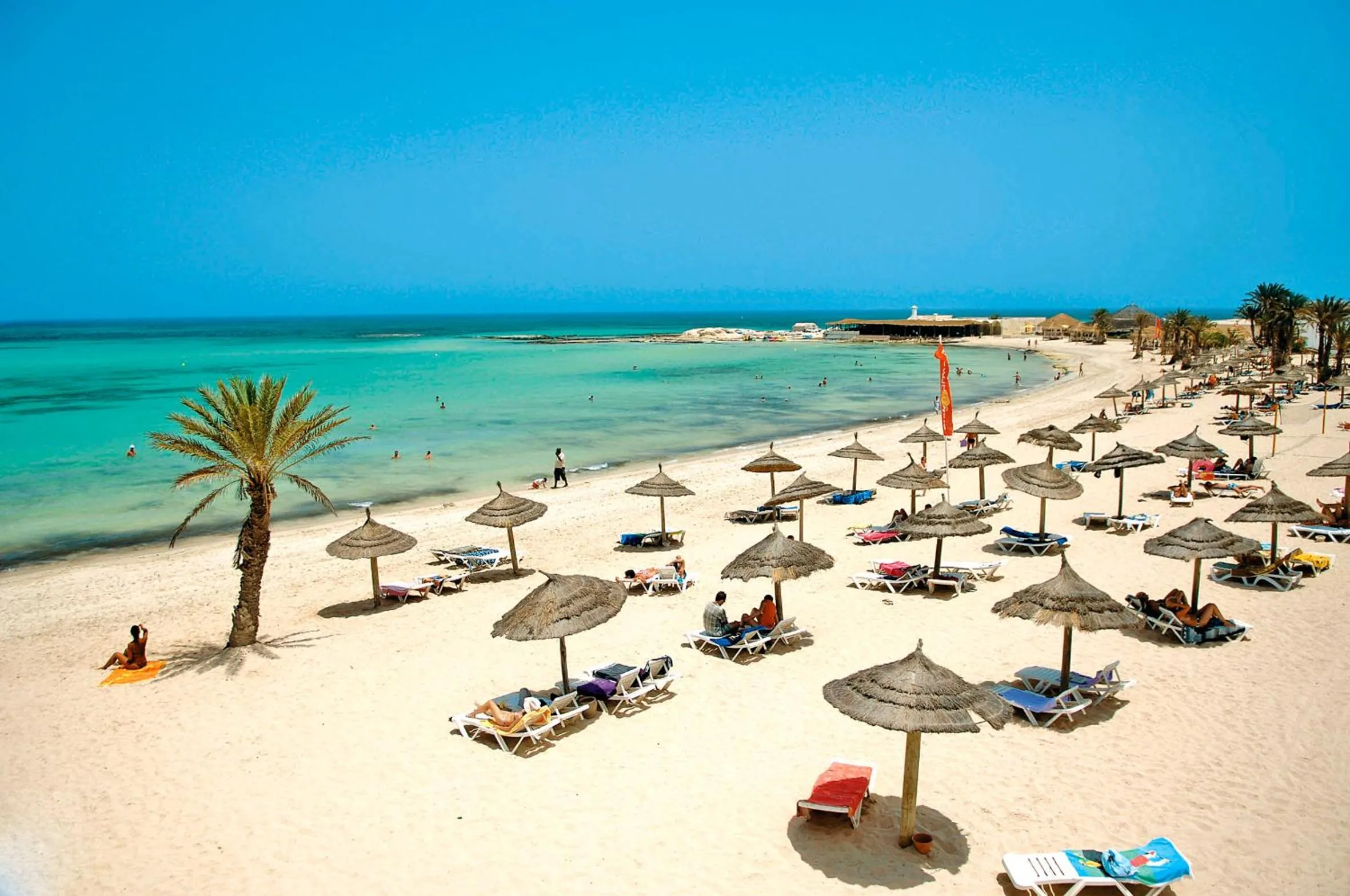 Beach in Monarque Dar Jerba Narjess- Family Only
