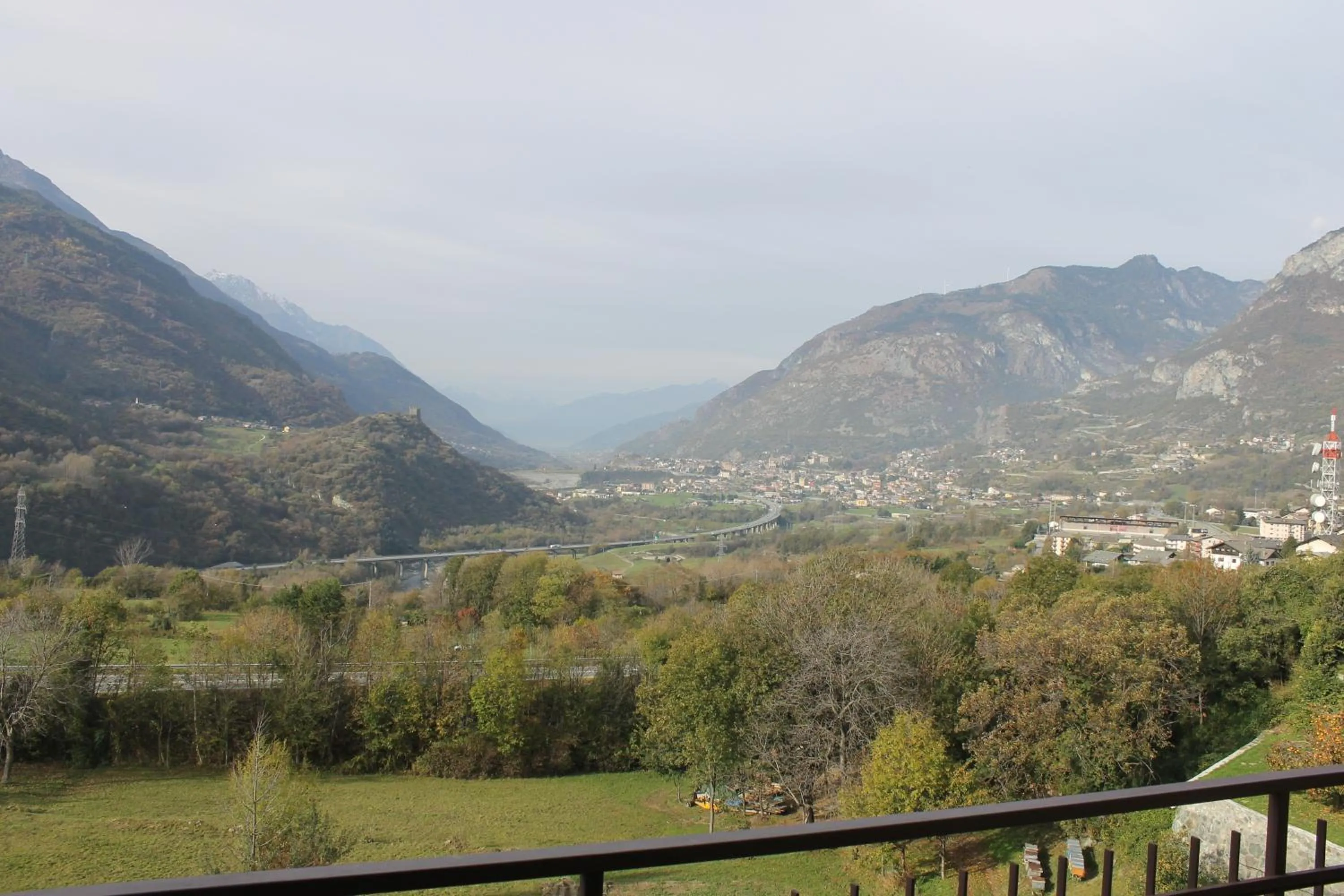 Garden view in Hotel Les Saisons