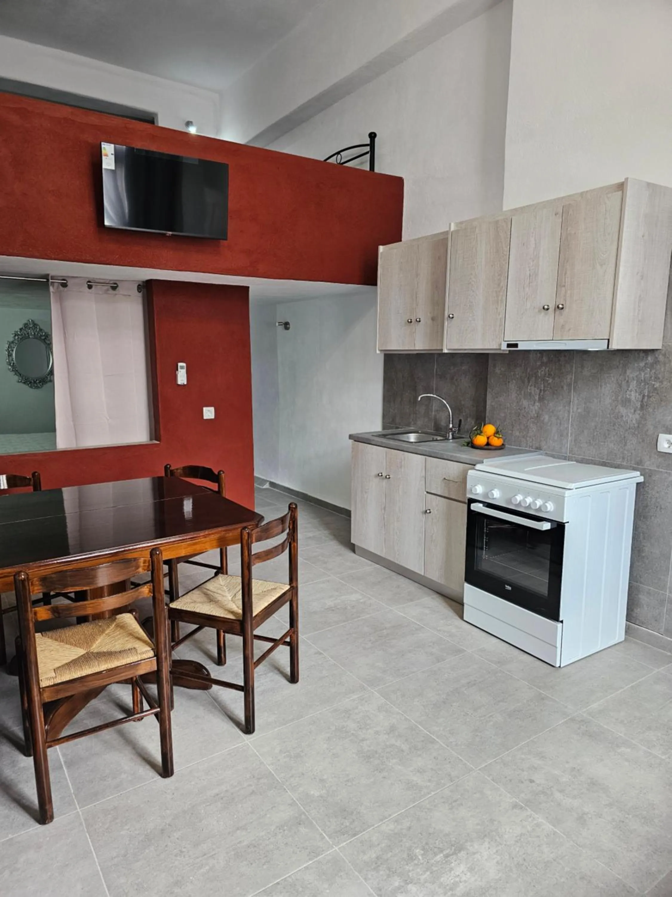 Kitchen or kitchenette in Porto Castello