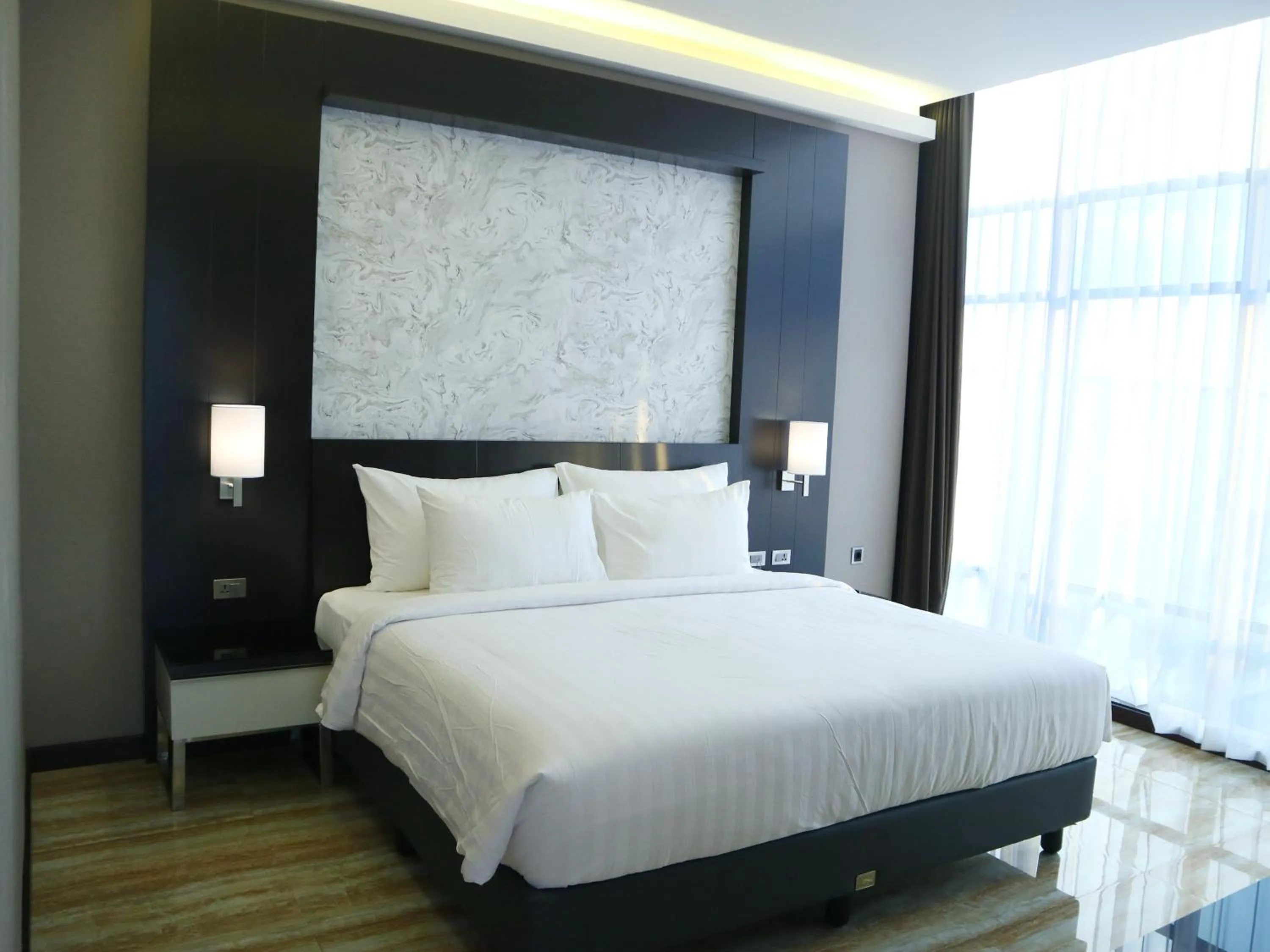 Bed in Grand Karlita Hotel Purwokerto