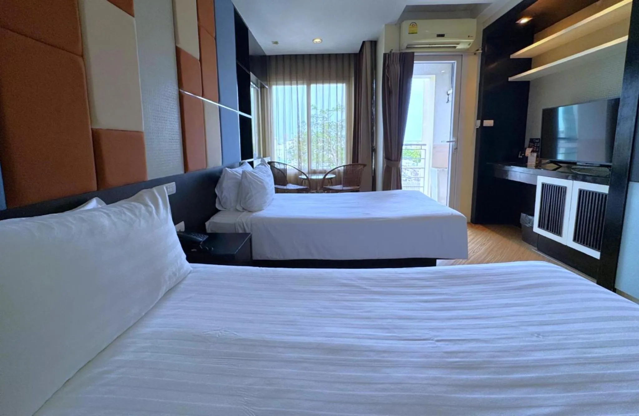 Bed in The Sunreno Hotel Bangkok