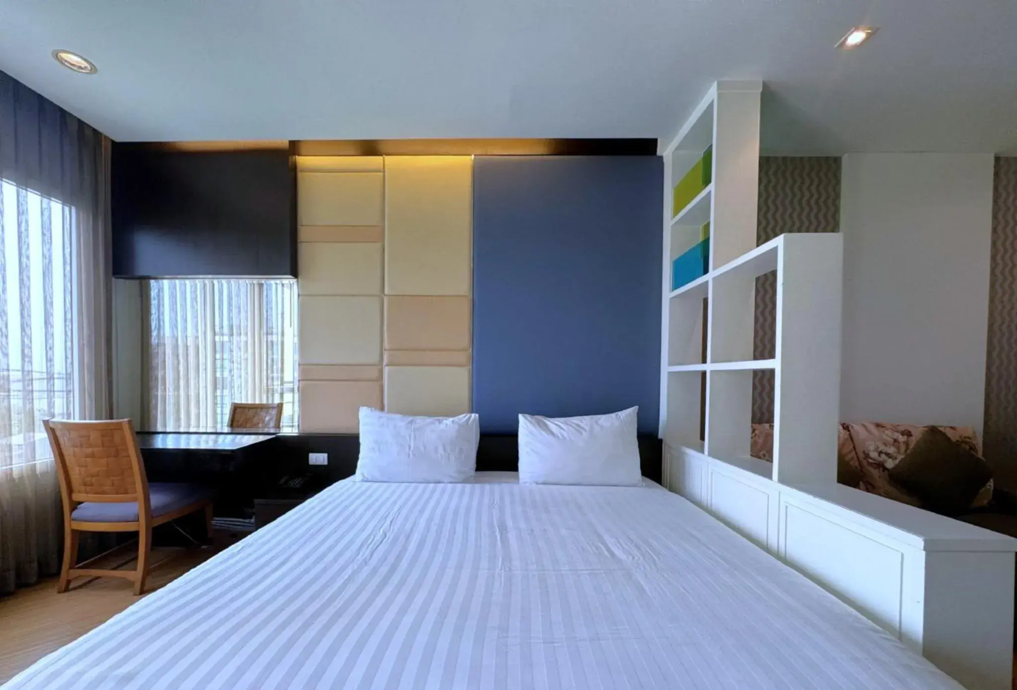 Bed in The Sunreno Hotel Bangkok Bed in The Sunreno Hotel Bangkok