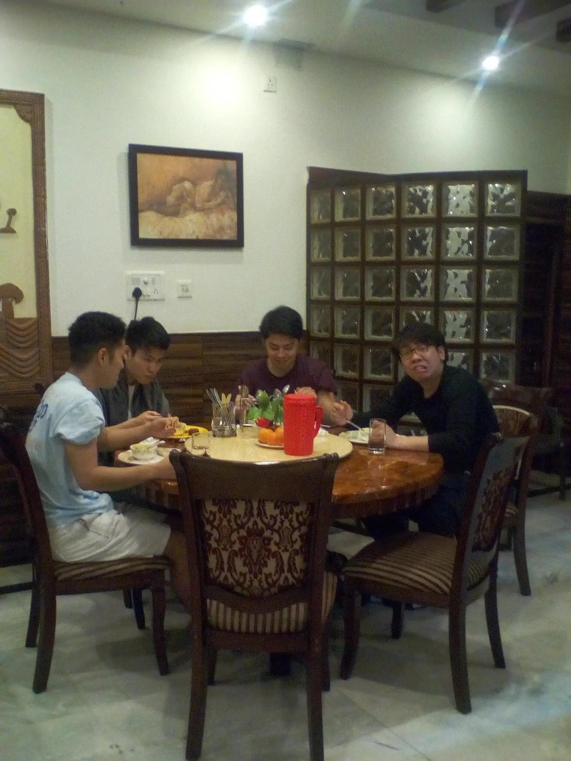 Breakfast in Om Sai Villa Guesthouse