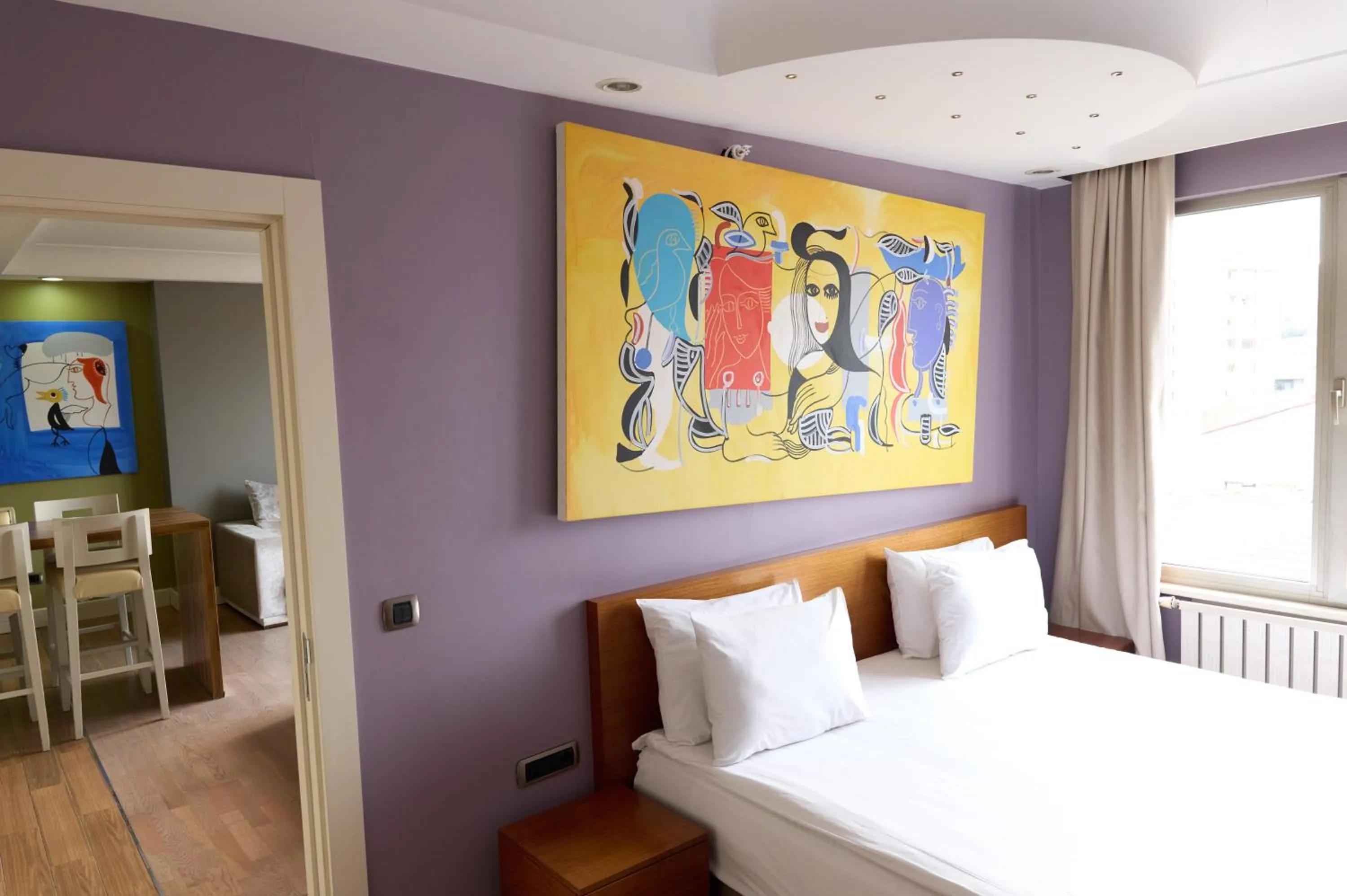 Bed in Taba Luxury Suites and Hotel