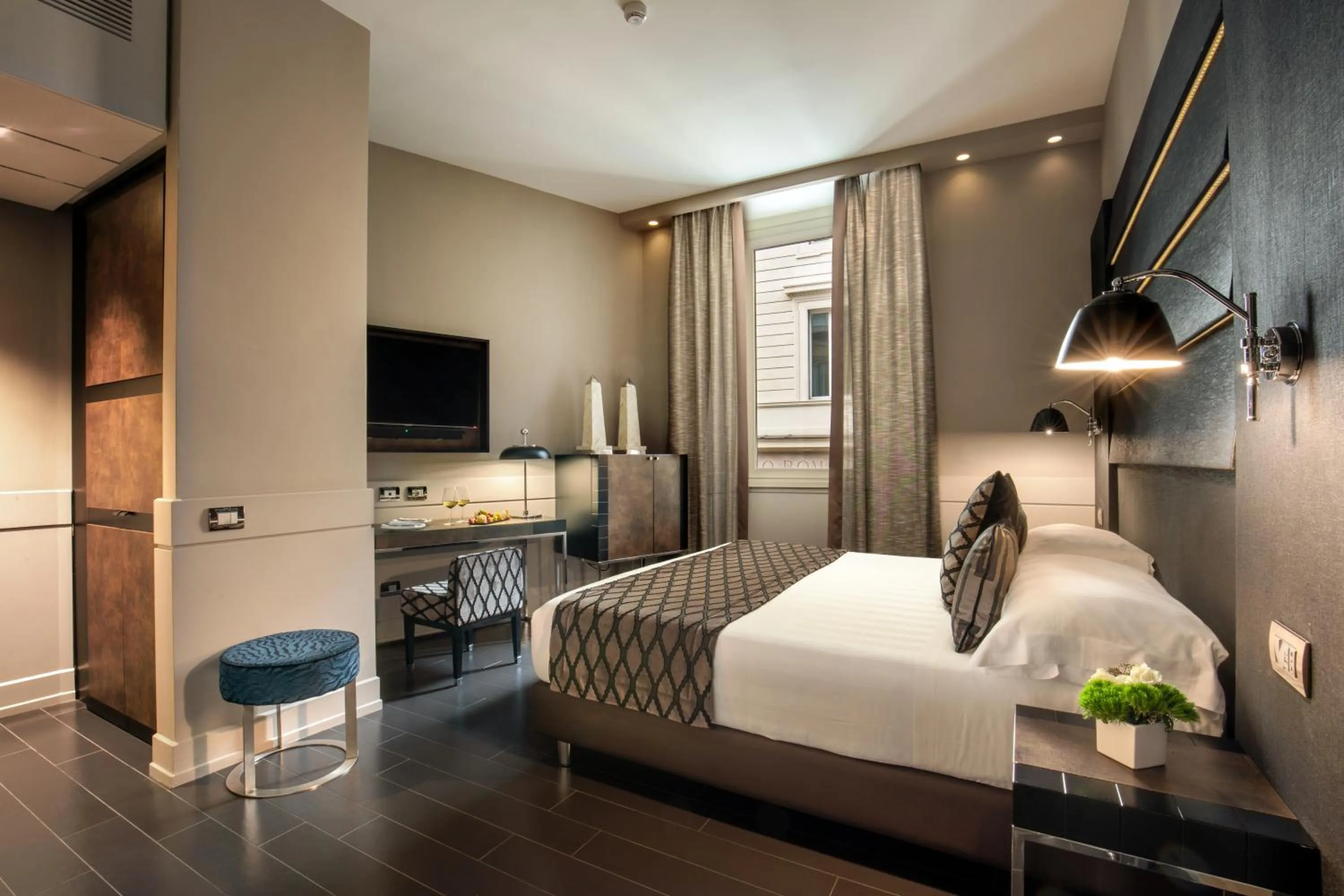 Bedroom, Bed in The Style