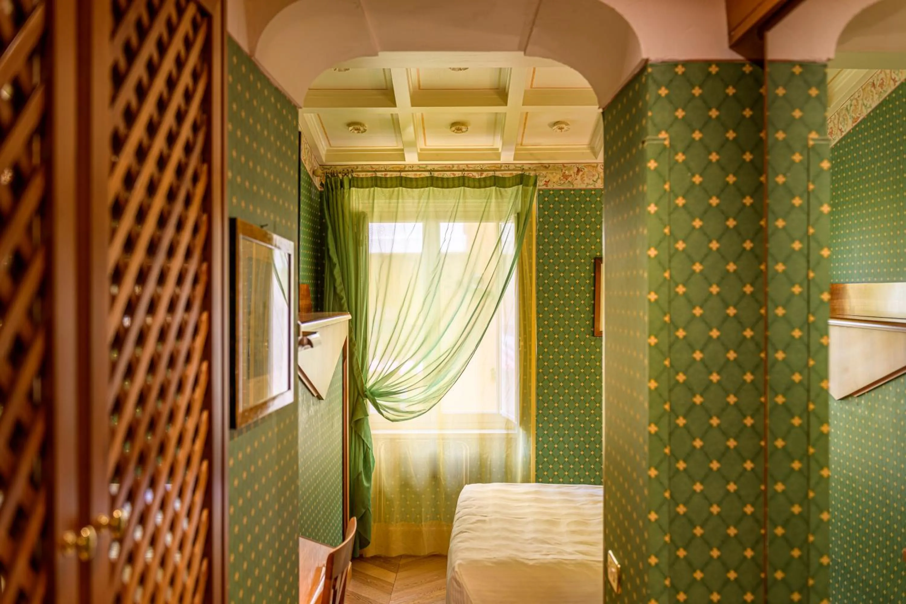 Bedroom, Bed in Hotel S. Anna