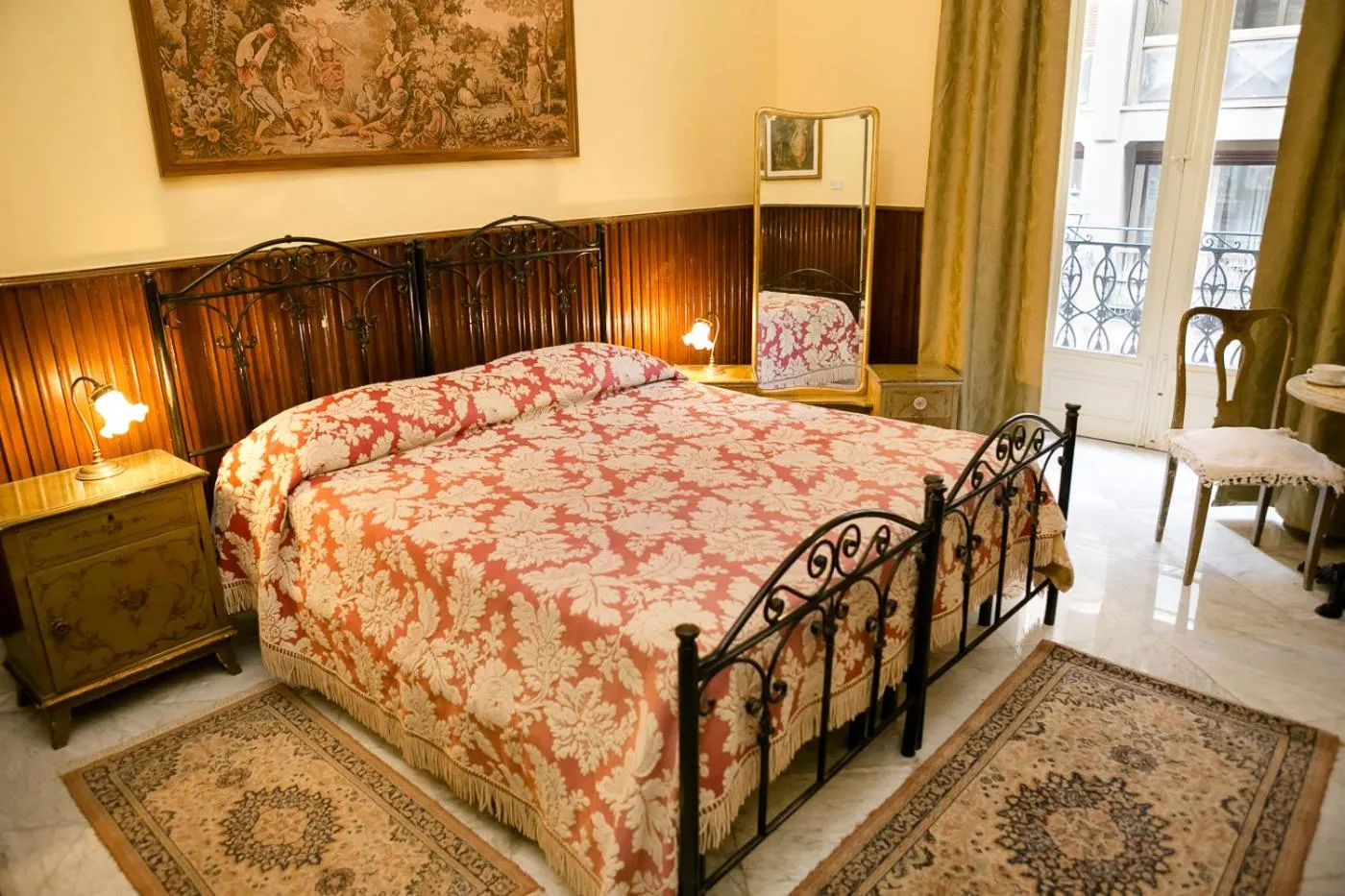 Bed in B&B Santa Caterina