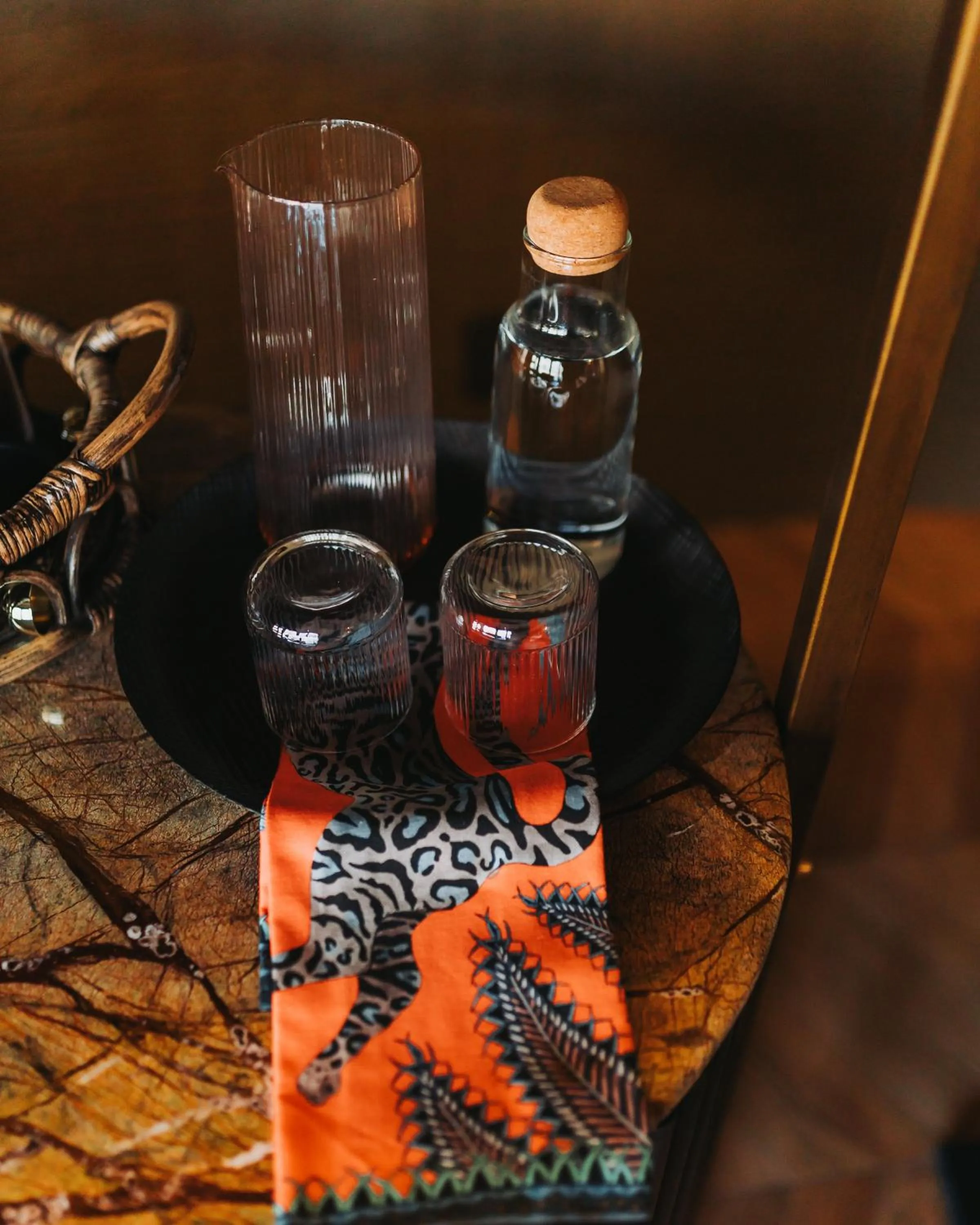 Drinks in Lush Private Game Lodge