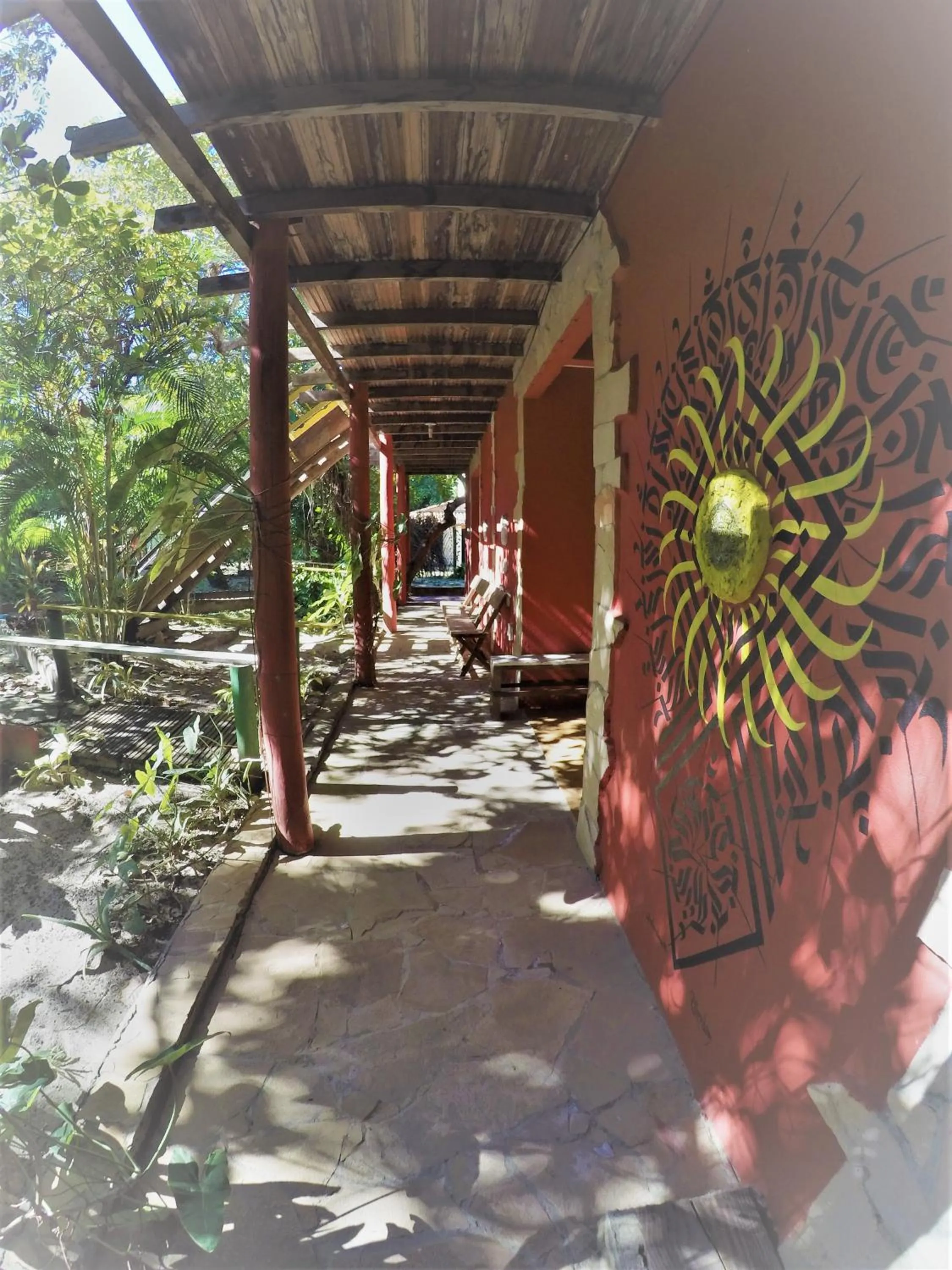 Property building in Imbassaí Pousada Hostel Lujimba