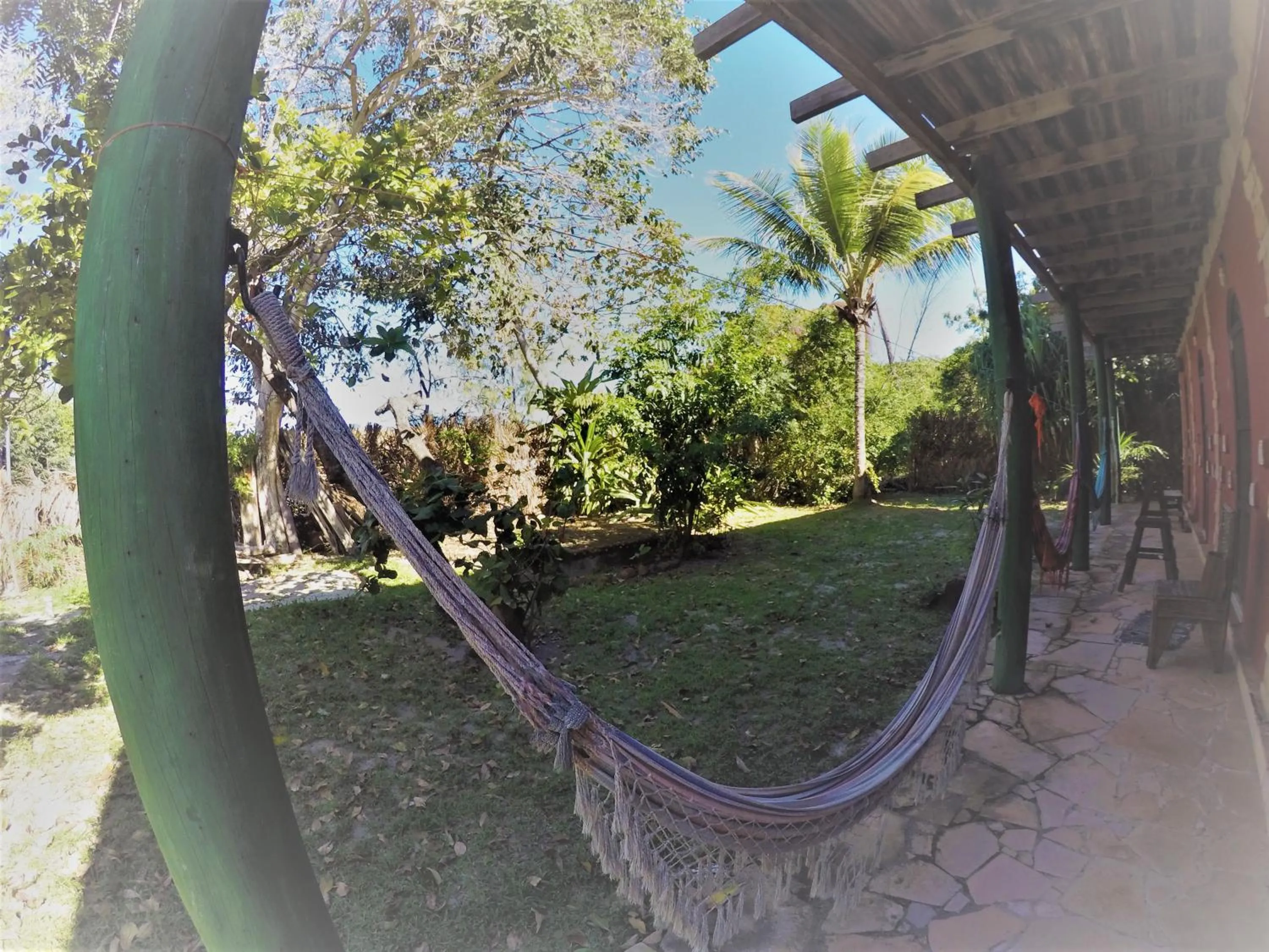 Garden in Imbassaí Pousada Hostel Lujimba