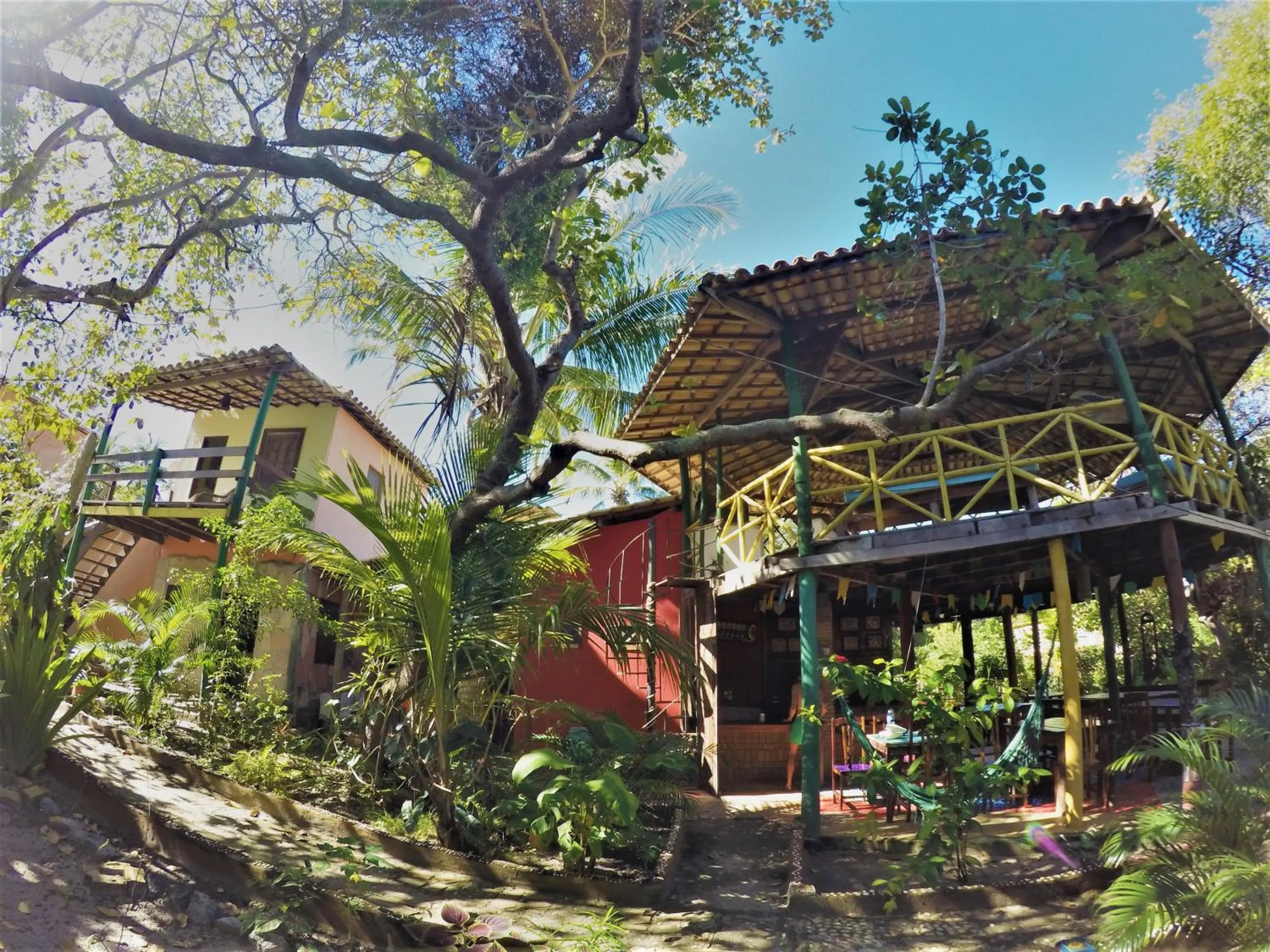 Property building in Imbassaí Pousada Hostel Lujimba