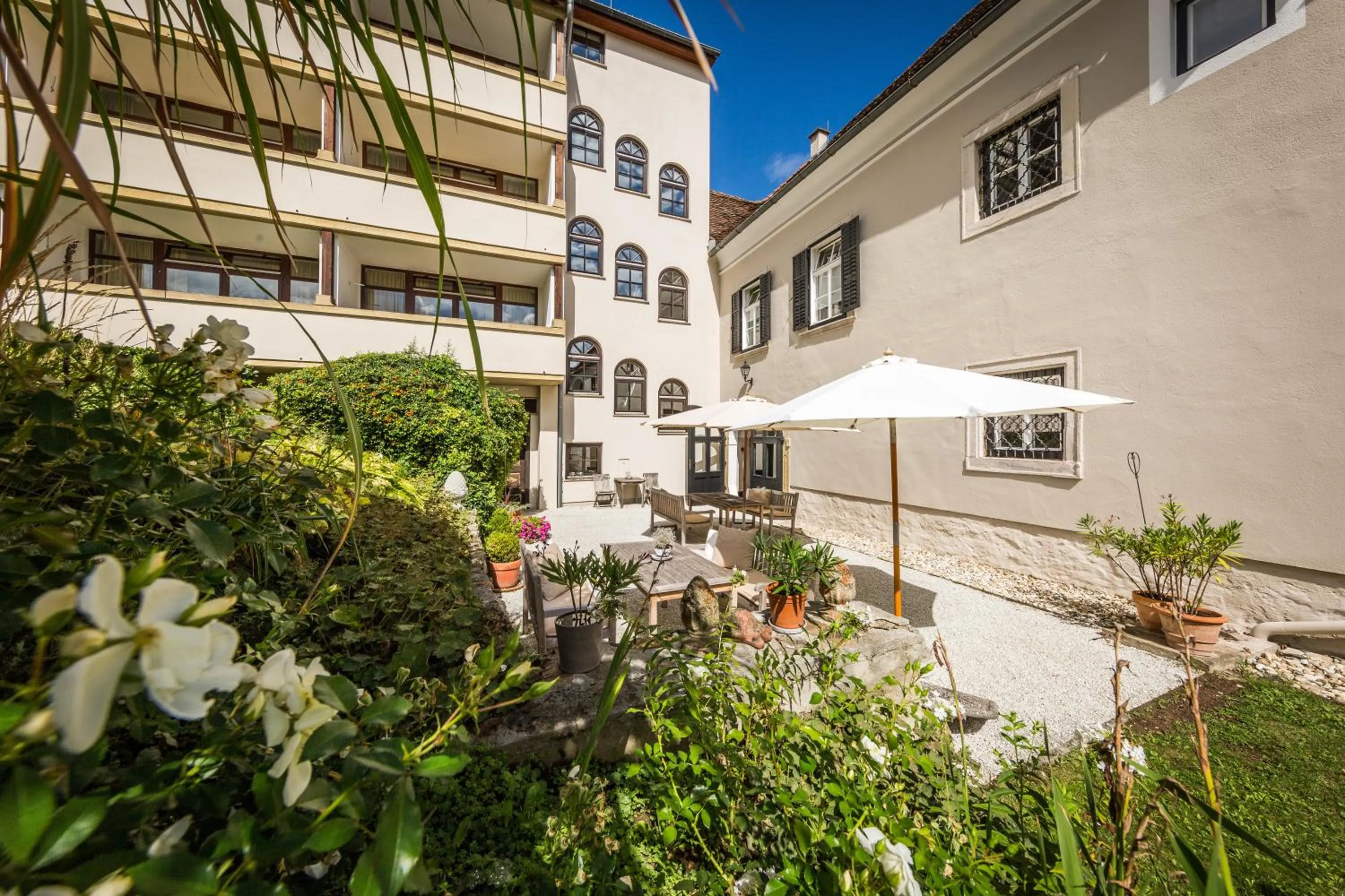 Patio in Boutique-Hotel Alter Gerichtshof