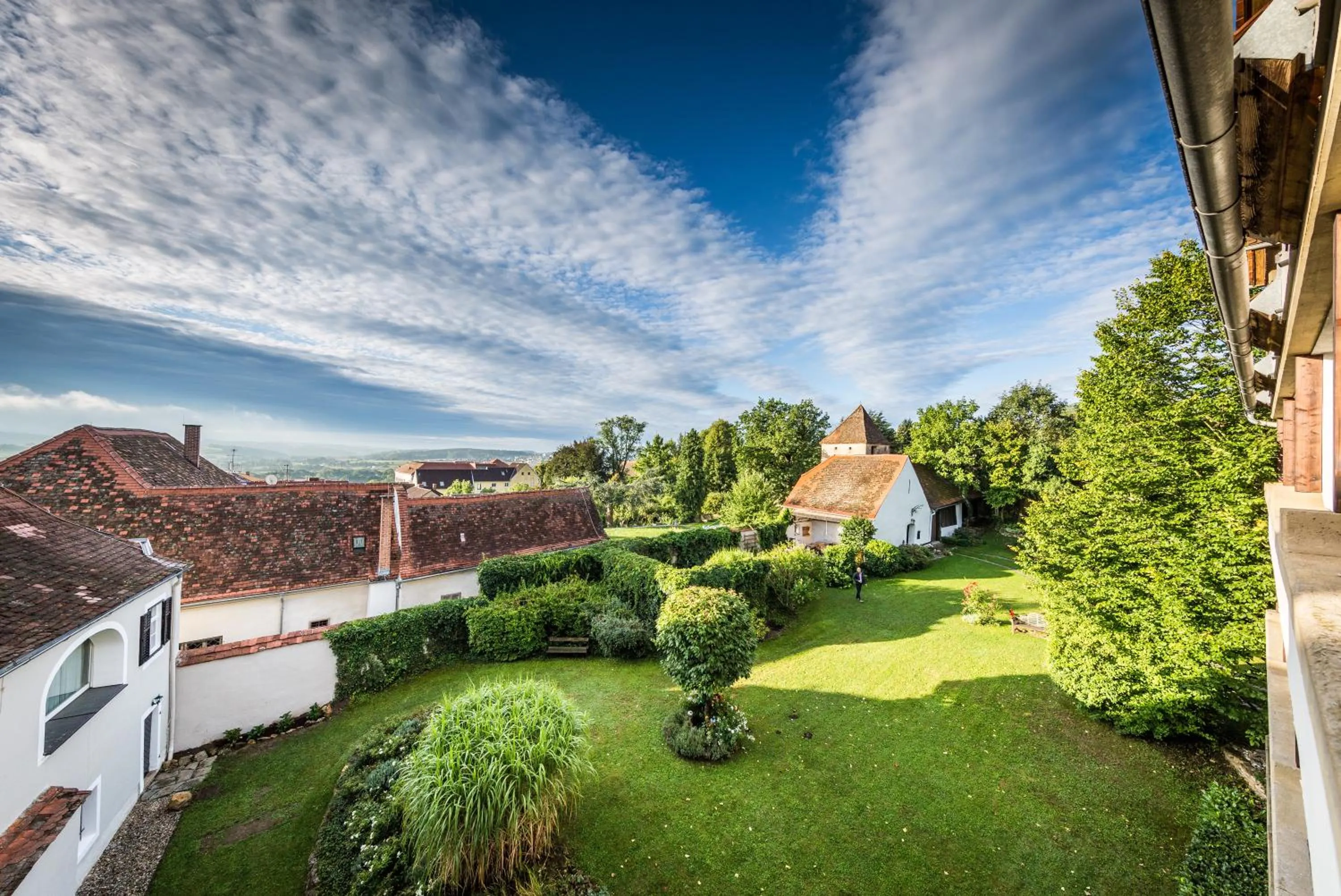 Garden view in Boutique-Hotel Alter Gerichtshof