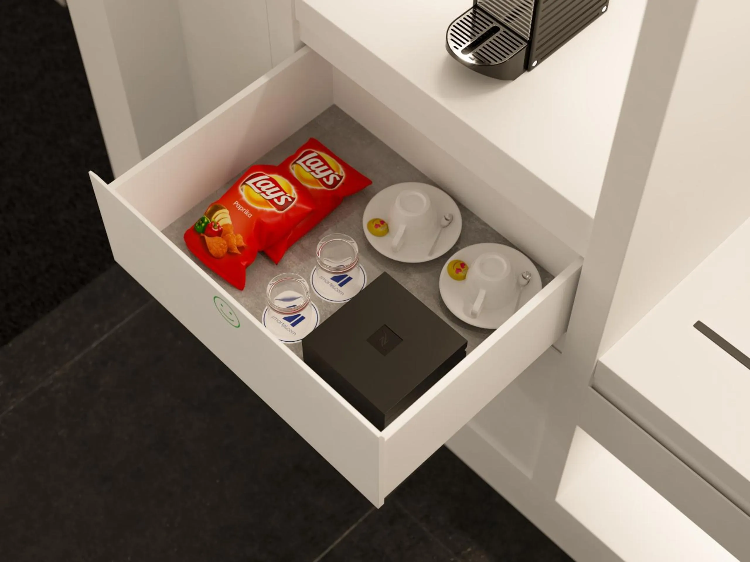 Food and drinks in smartel at The Unbrexit