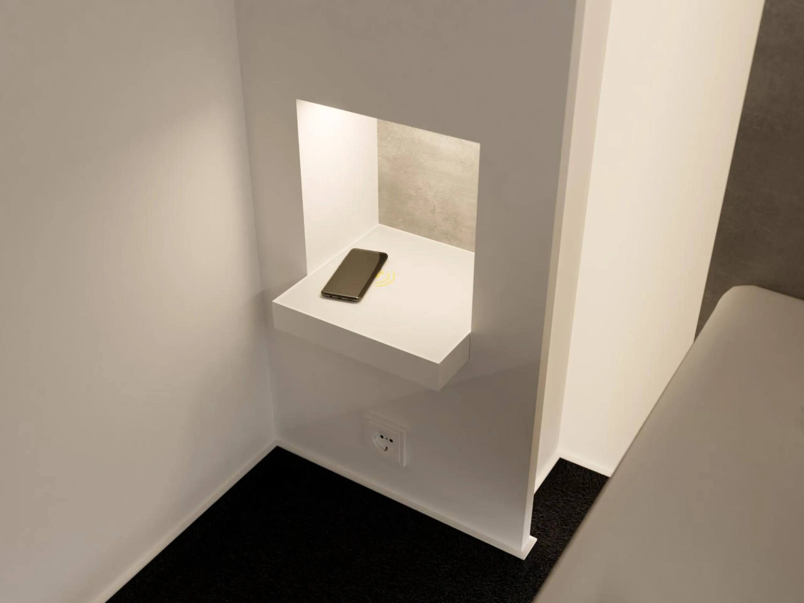 Bedroom in smartel at The Unbrexit