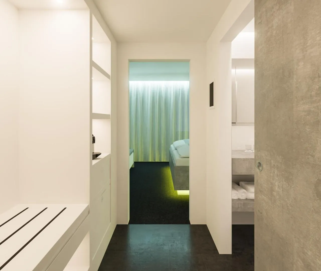 Photo of the whole room, Bed in smartel at The Unbrexit