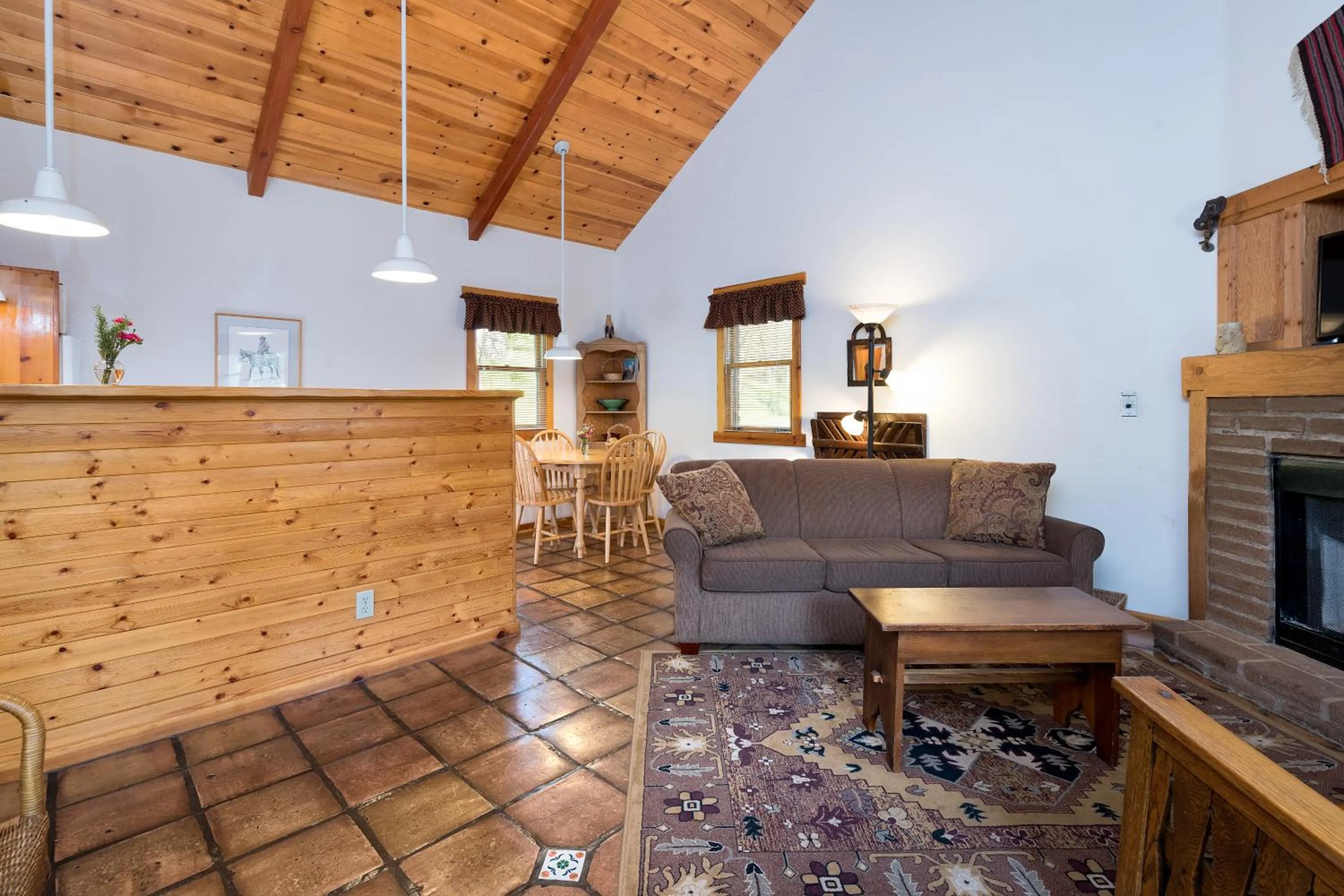 Living room in Homestead Cottages