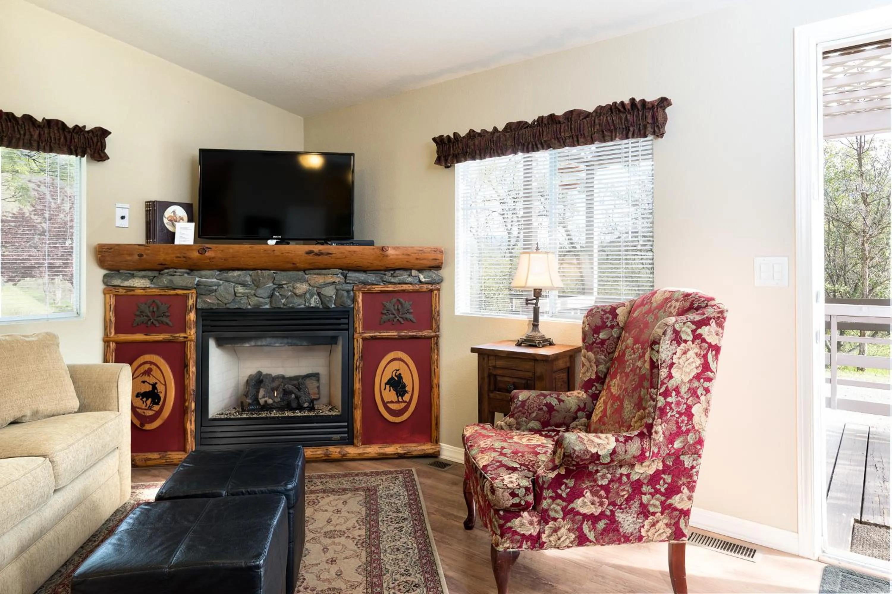 Living room in Homestead Cottages
