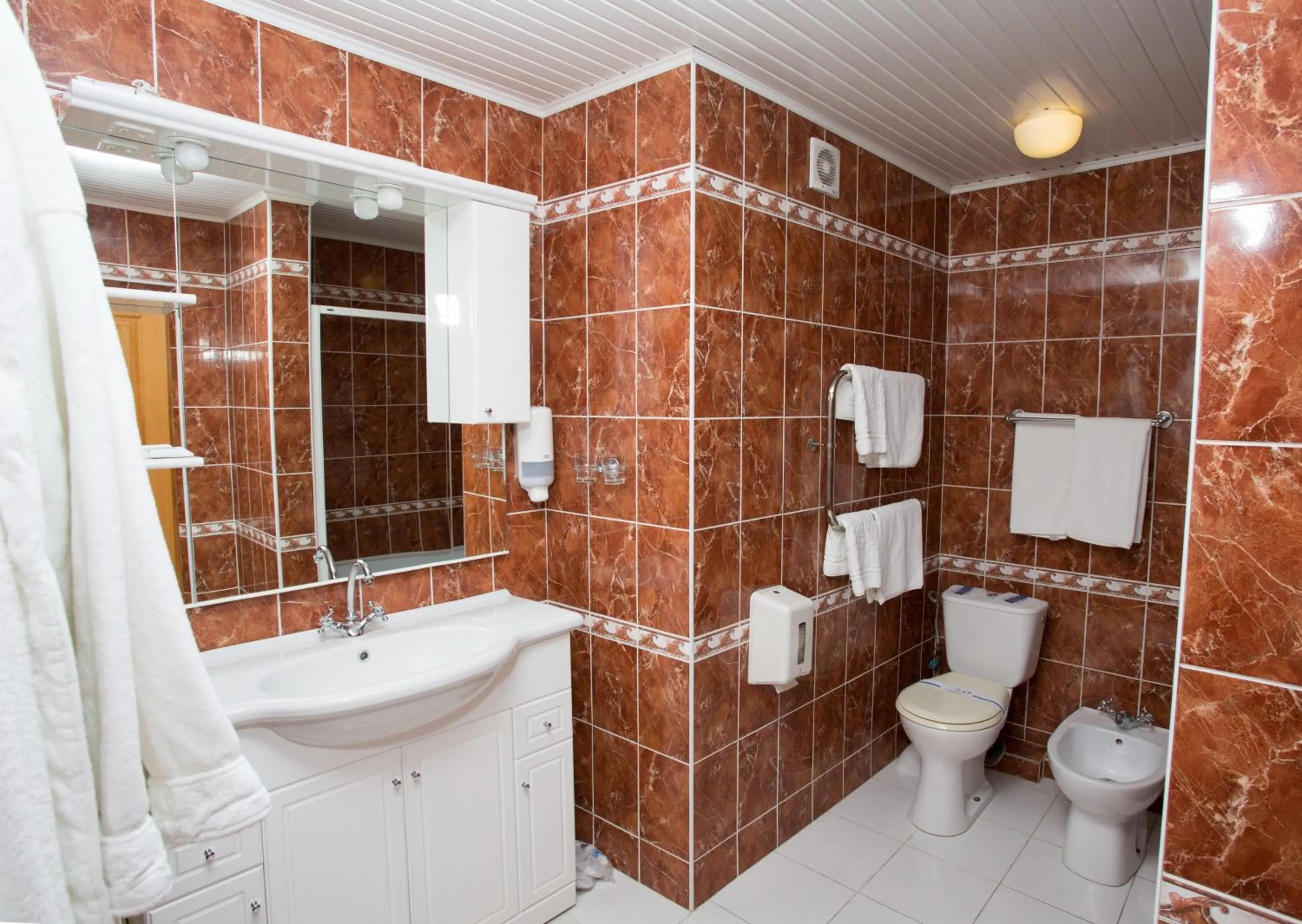 Bathroom in Hotel Mir