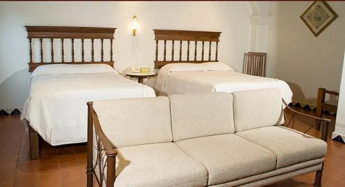 Bed in Meson del Alferez Coatepec