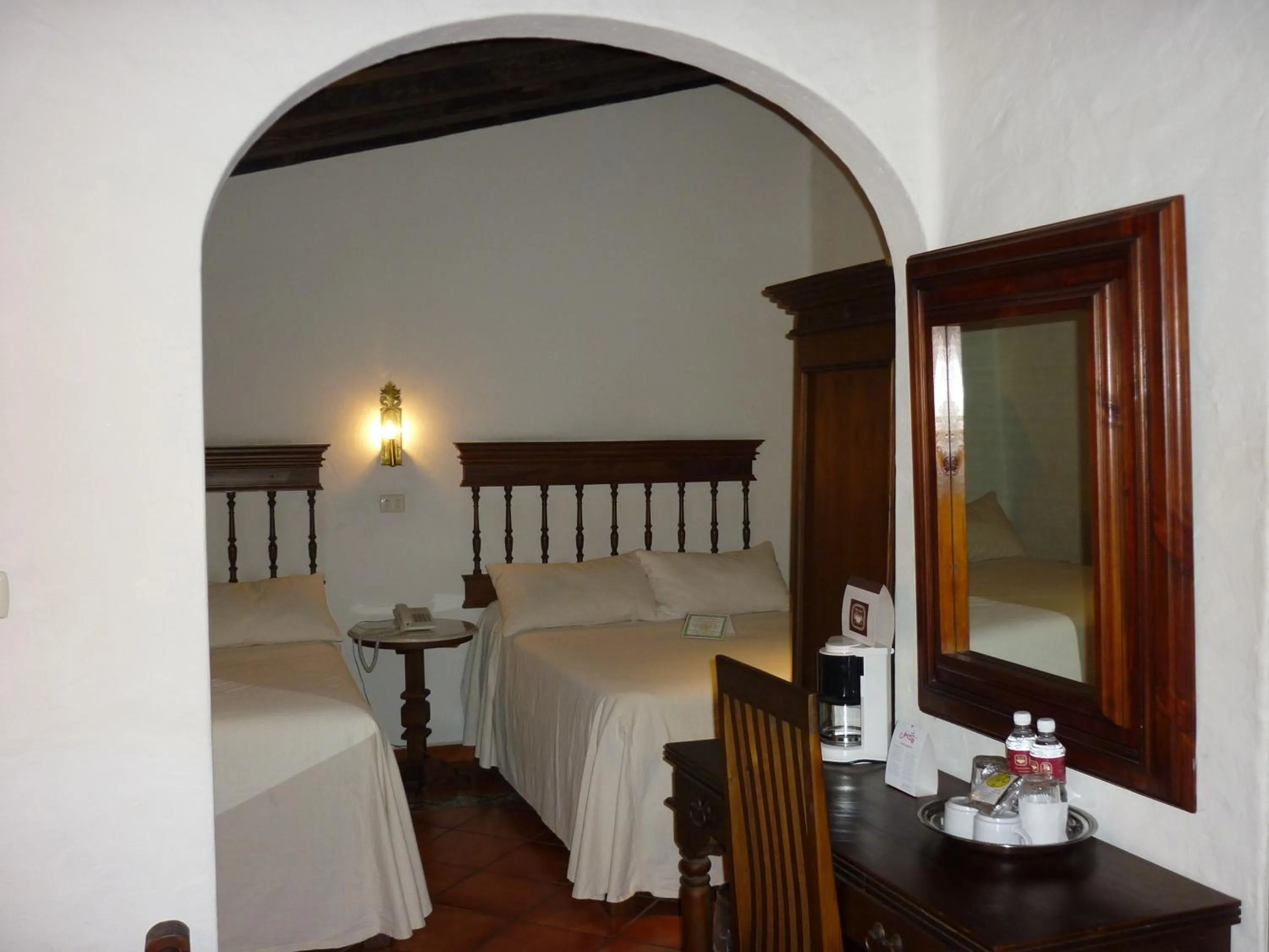 Bed in Meson del Alferez Coatepec