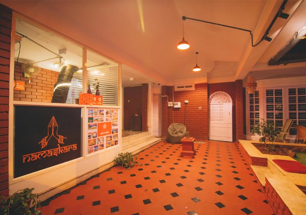 Lobby or reception in Zostel Mysore