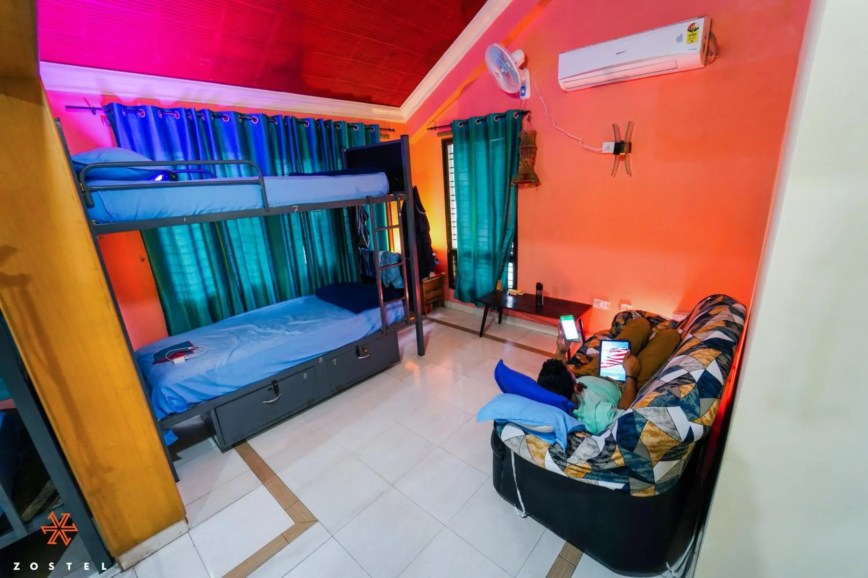 Bed in Zostel Mysore Bed in Zostel Mysore