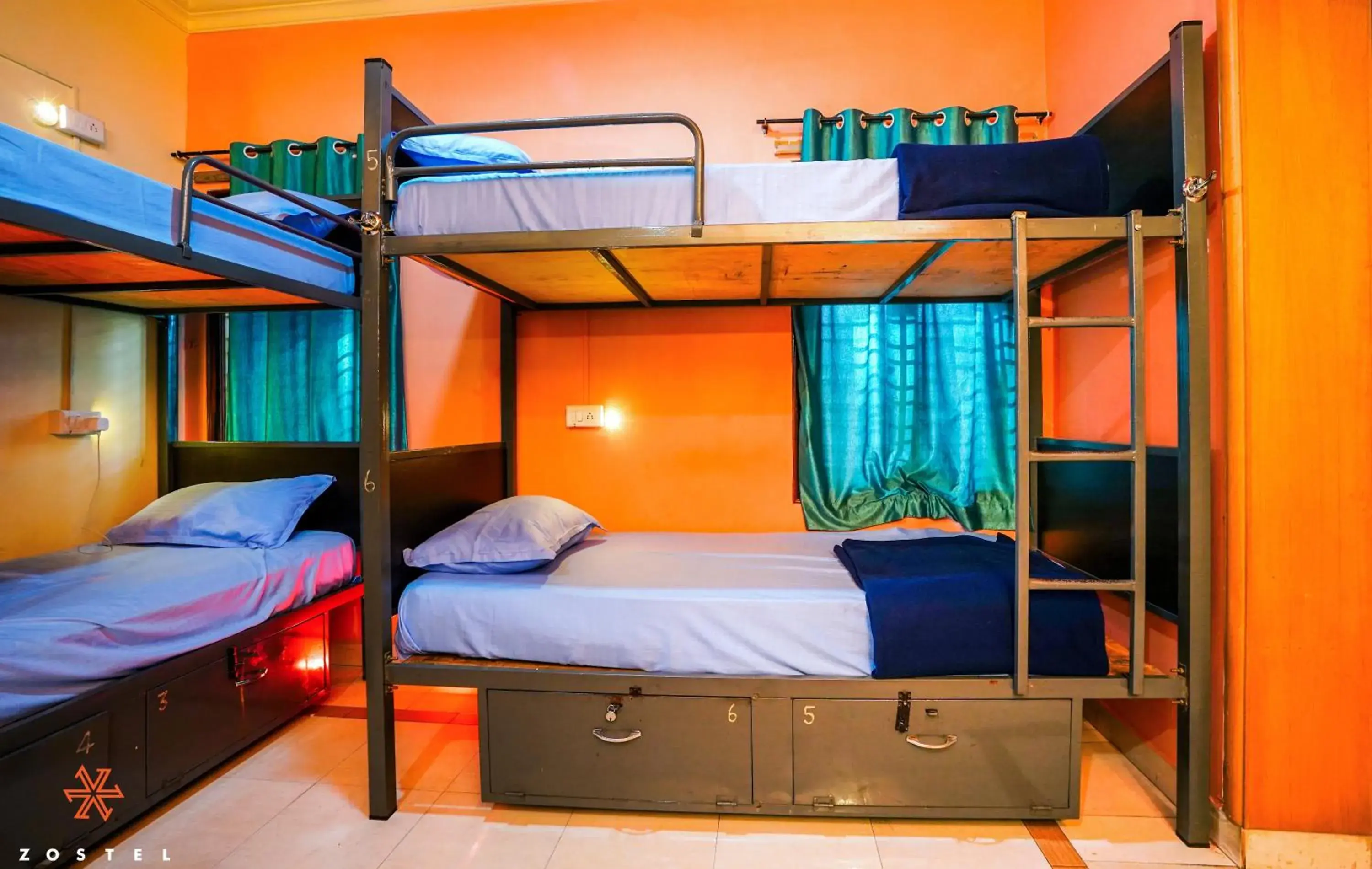 Bed in Zostel Mysore Bed in Zostel Mysore