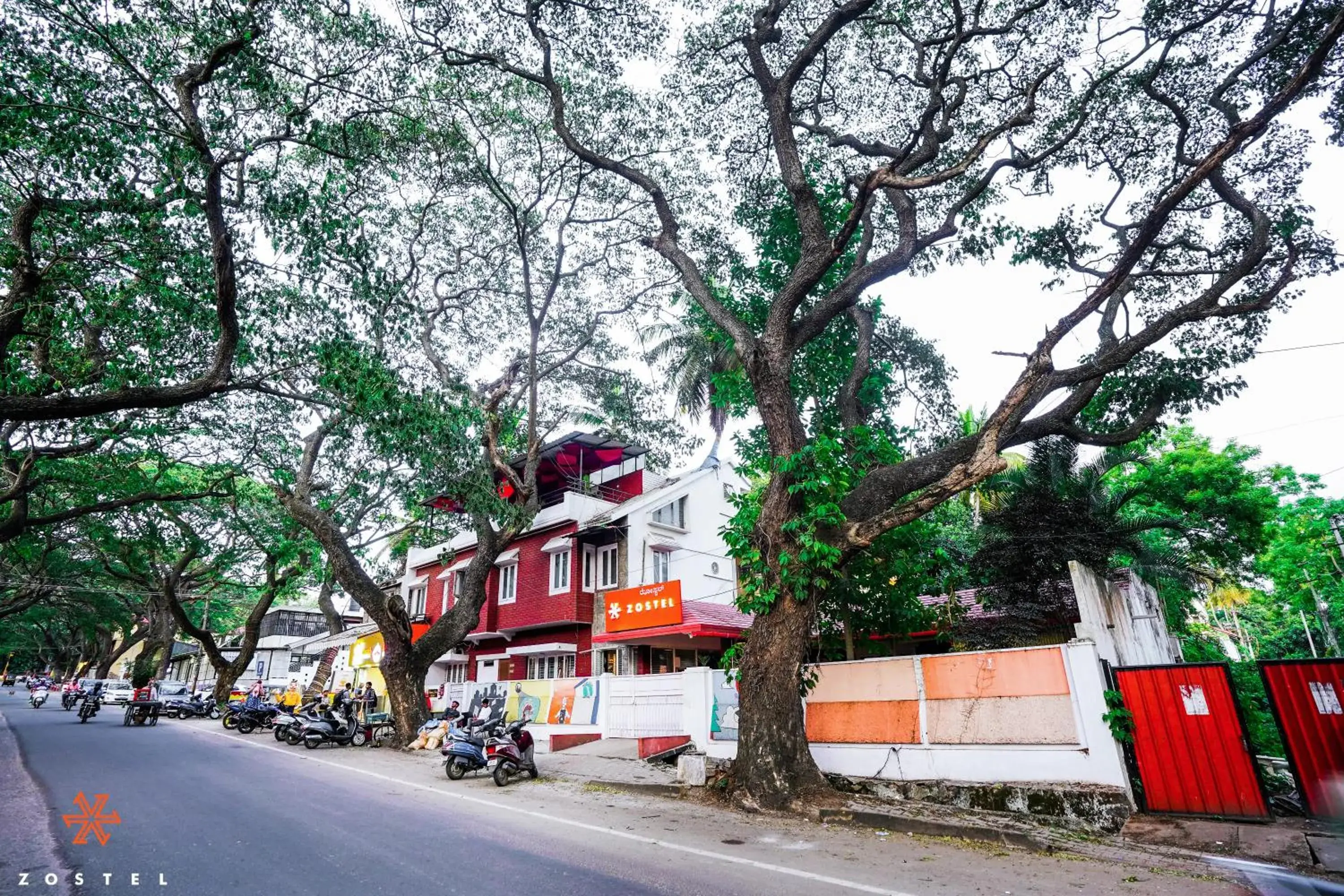 Property building in Zostel Mysore Property building in Zostel Mysore