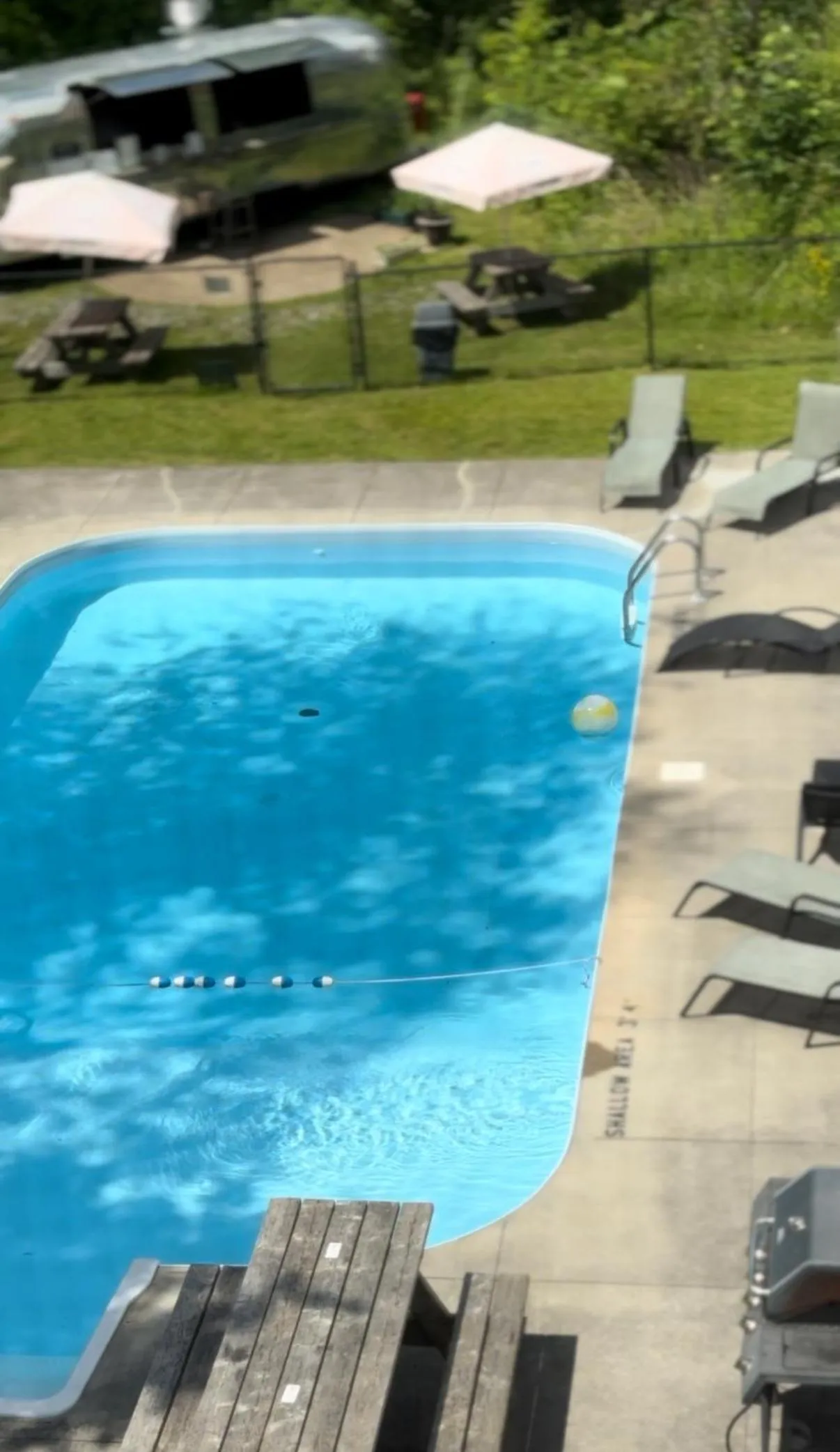 Pool view in Timber House Resort