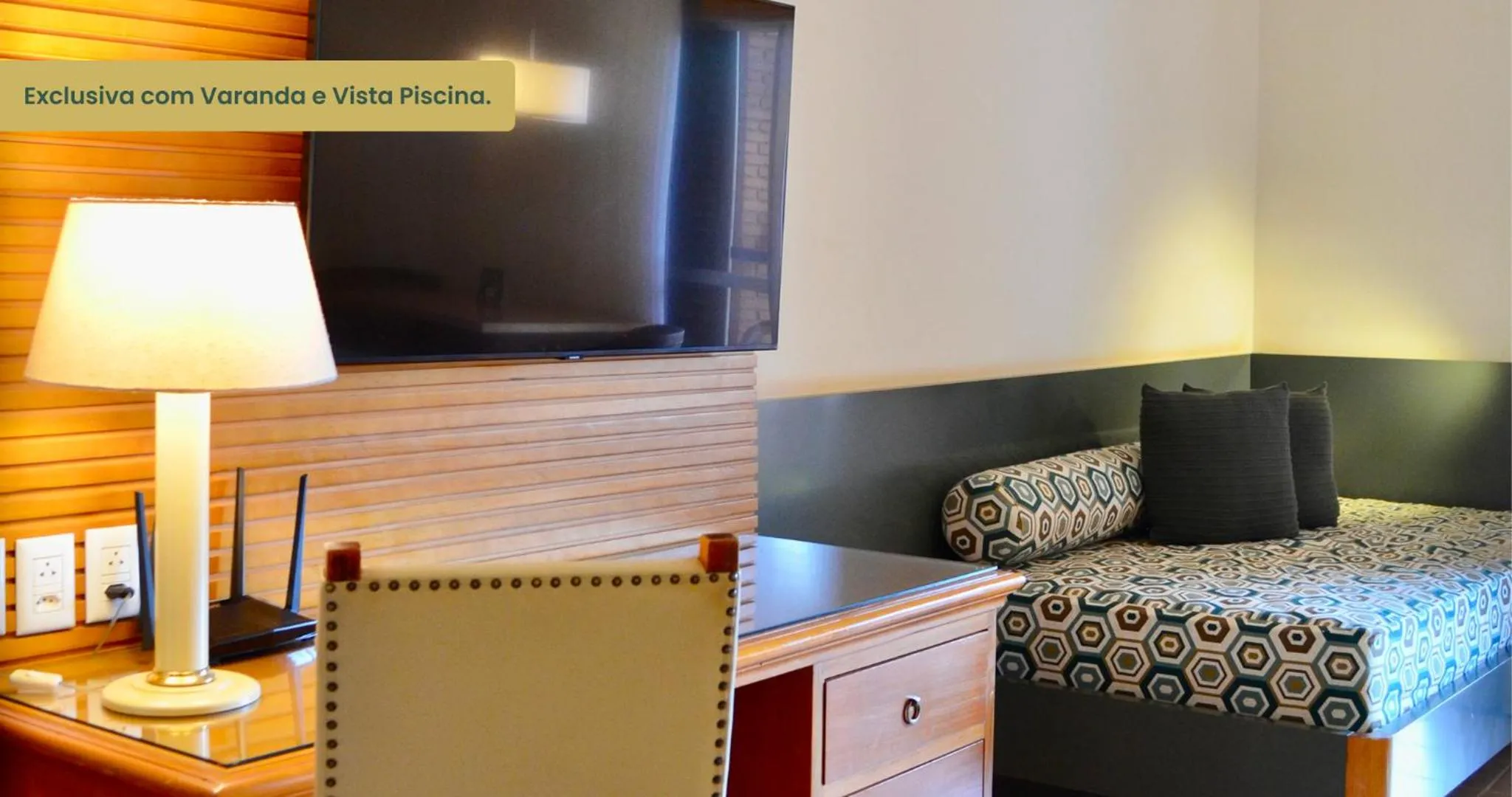 Bed in Hotel JP Ribeirão Preto Resort & Convenções by Nacional Inn