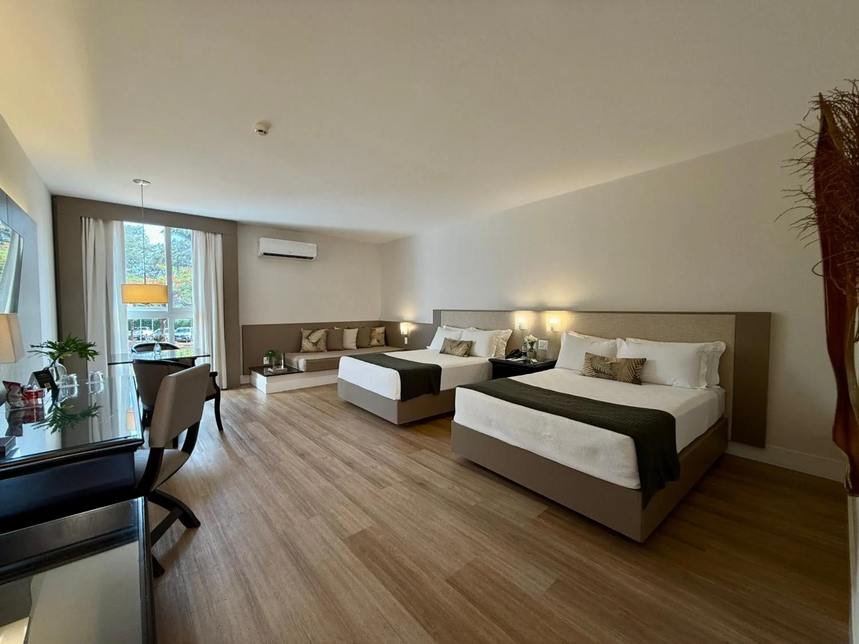 Bedroom, Bed in Hotel JP Ribeirão Preto Resort & Convenções by Nacional Inn Bedroom, Bed in Hotel JP Ribeirão Preto Resort & Convenções by Nacional Inn