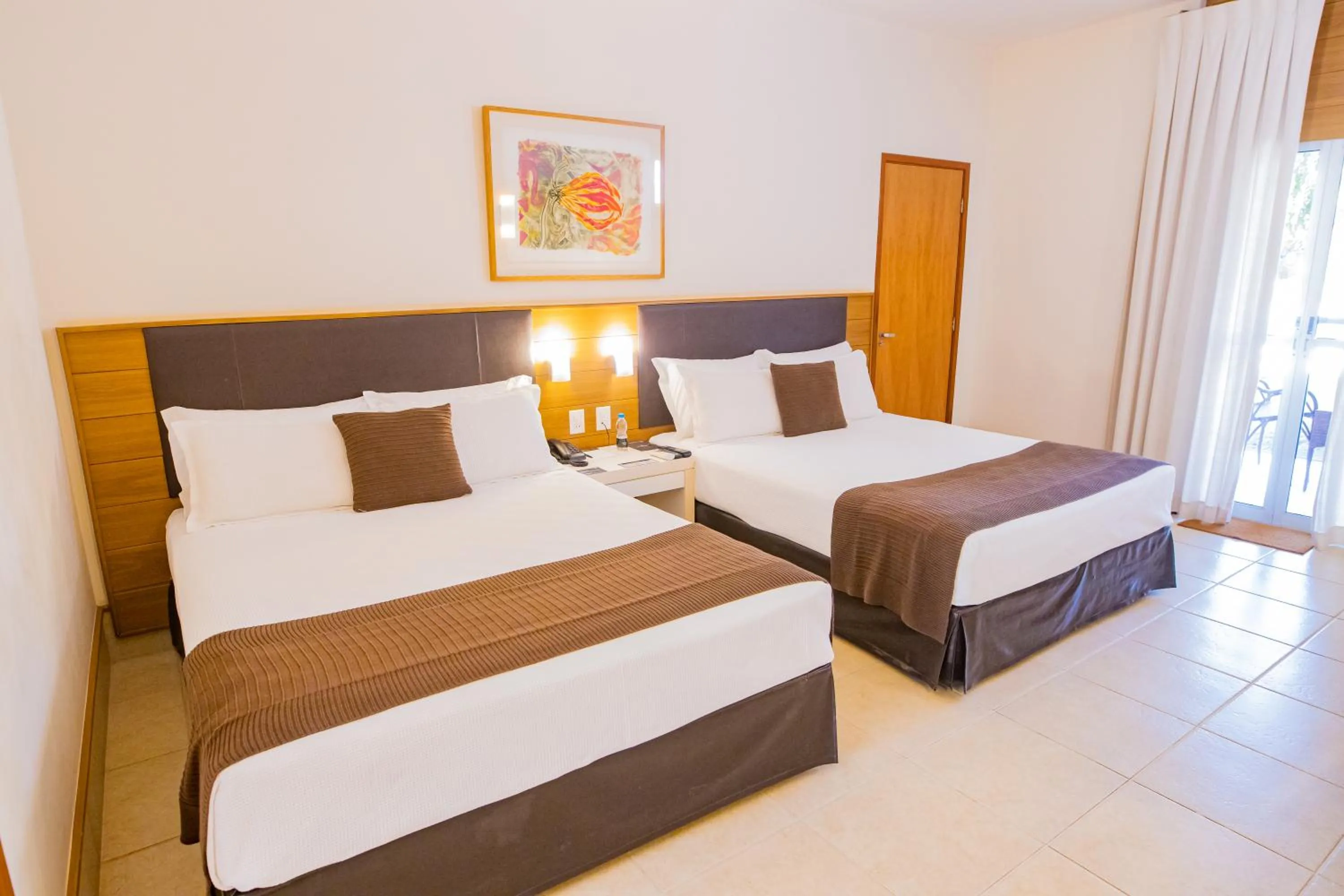 Bedroom, Bed in Hotel JP Ribeirão Preto Resort & Convenções by Nacional Inn