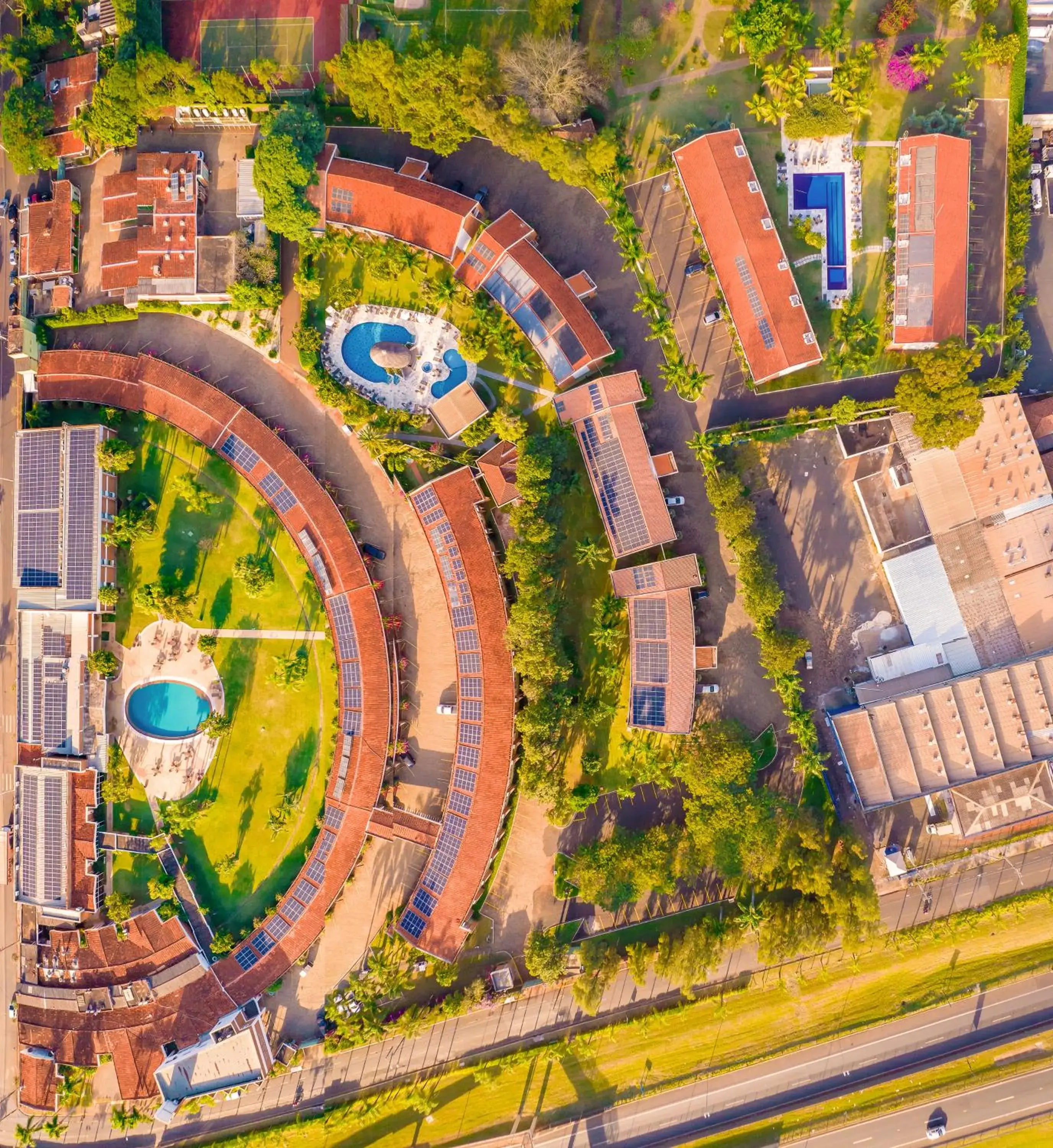 Bird's eye view in Hotel JP Ribeirão Preto Resort & Convenções by Nacional Inn Bird's eye view in Hotel JP Ribeirão Preto Resort & Convenções by Nacional Inn