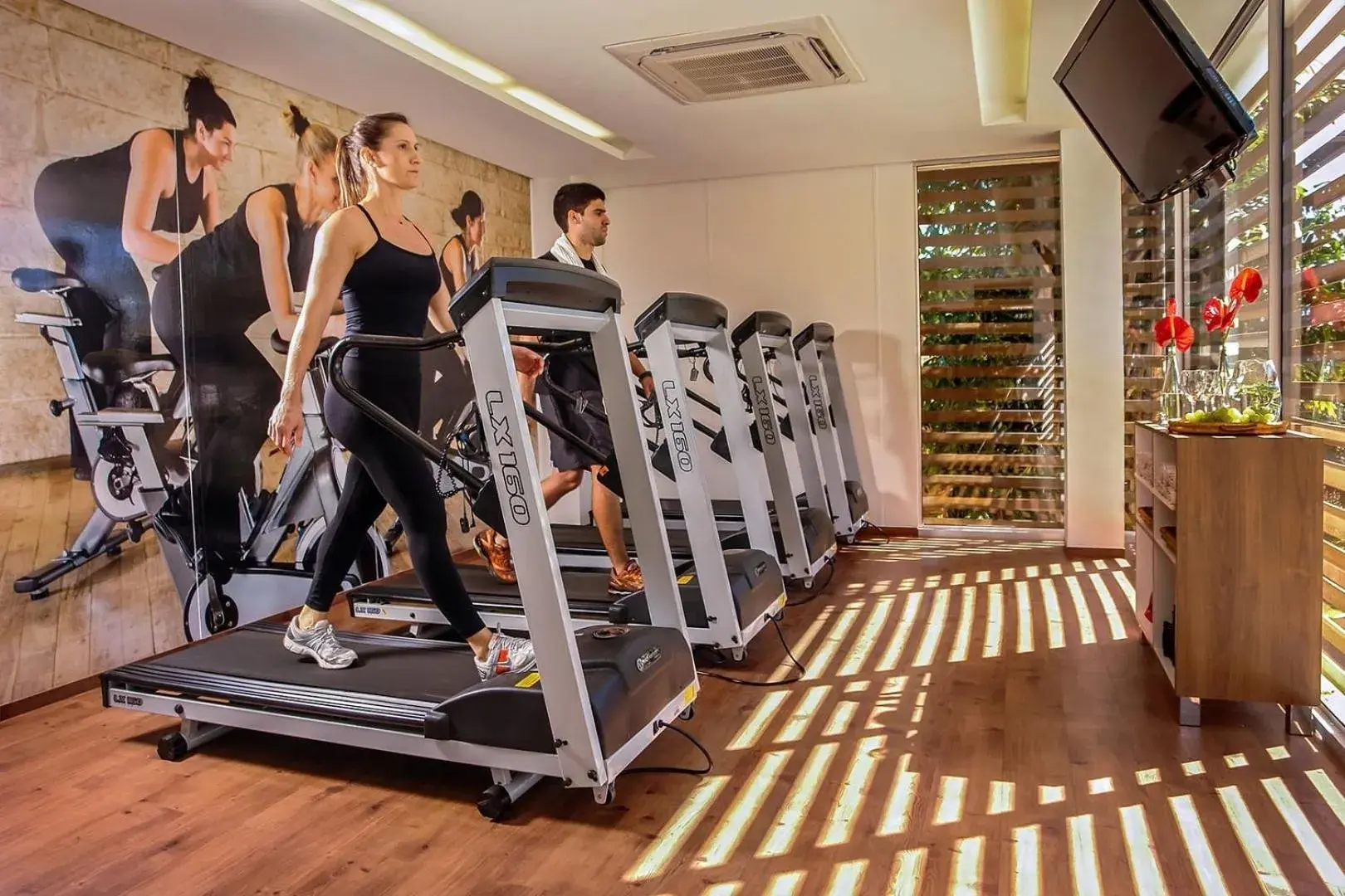Fitness centre/facilities in Hotel JP Ribeirão Preto Resort & Convenções by Nacional Inn Fitness centre/facilities in Hotel JP Ribeirão Preto Resort & Convenções by Nacional Inn
