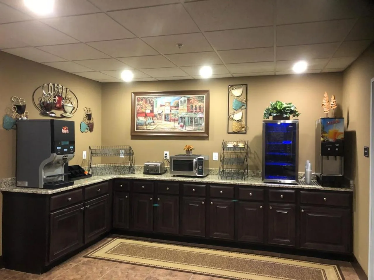 Continental breakfast in Stonebrook Lodge Murphy