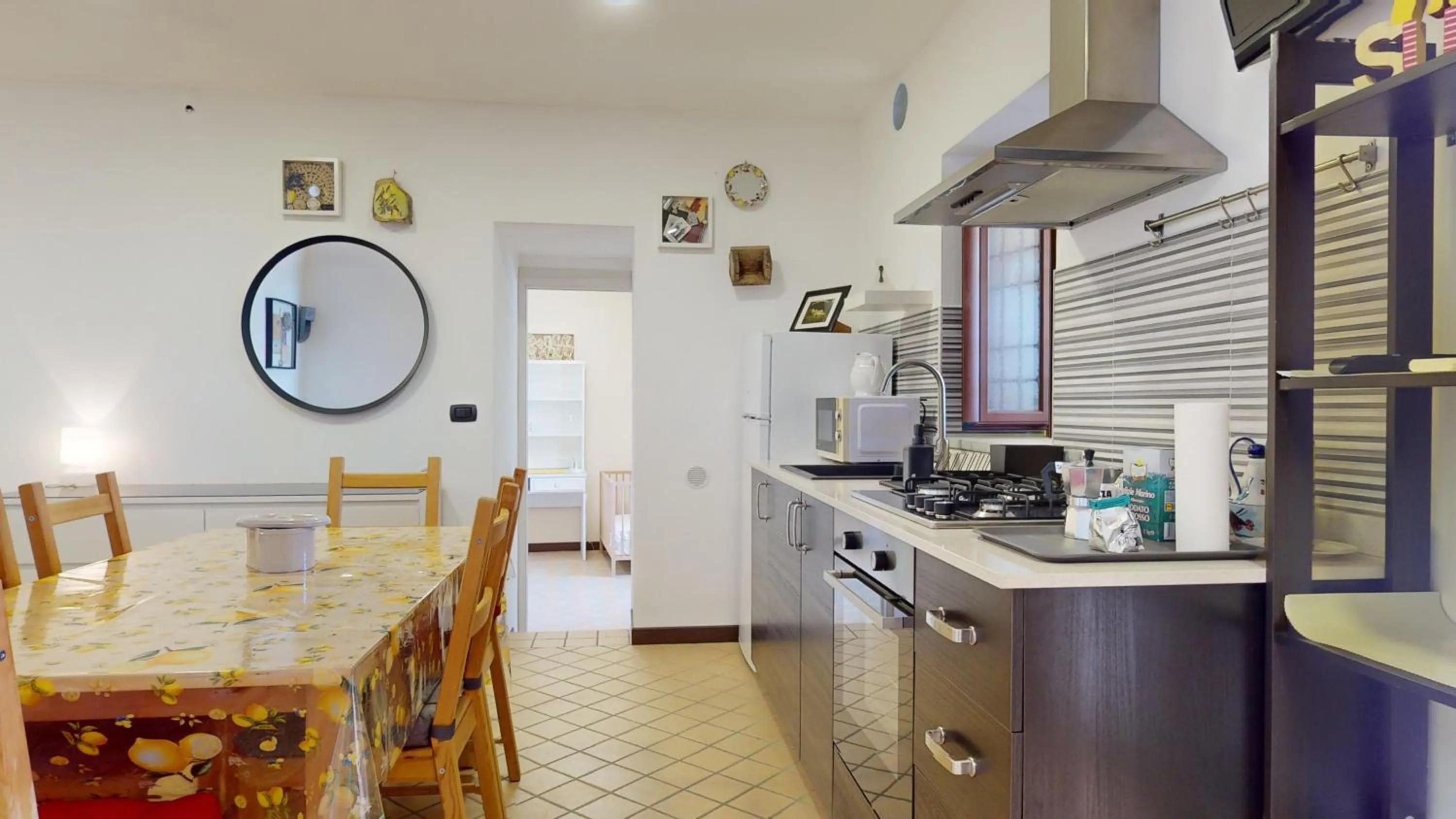 Kitchen or kitchenette in Casal Trinacria