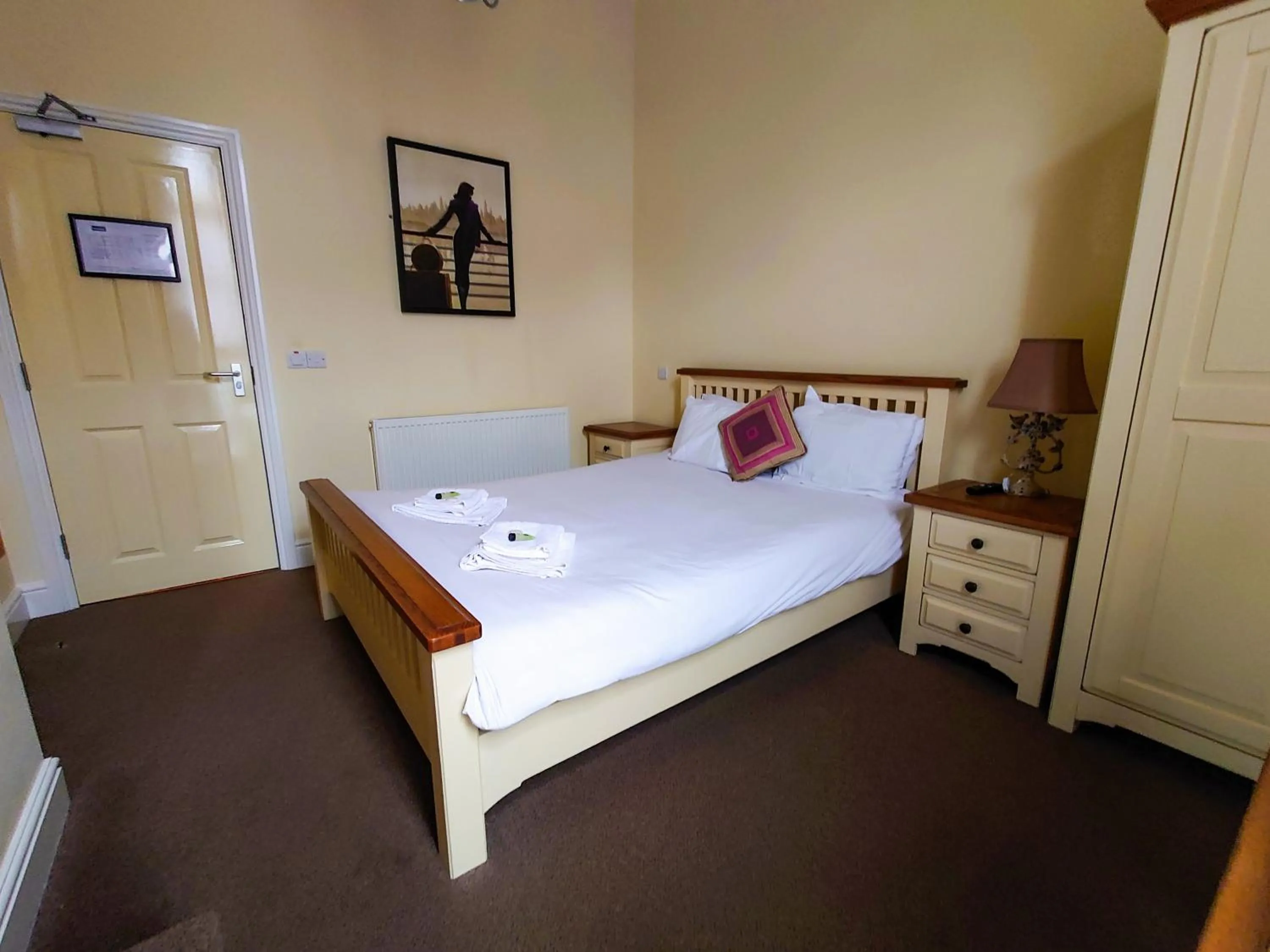 Bed in The Crown Hotel