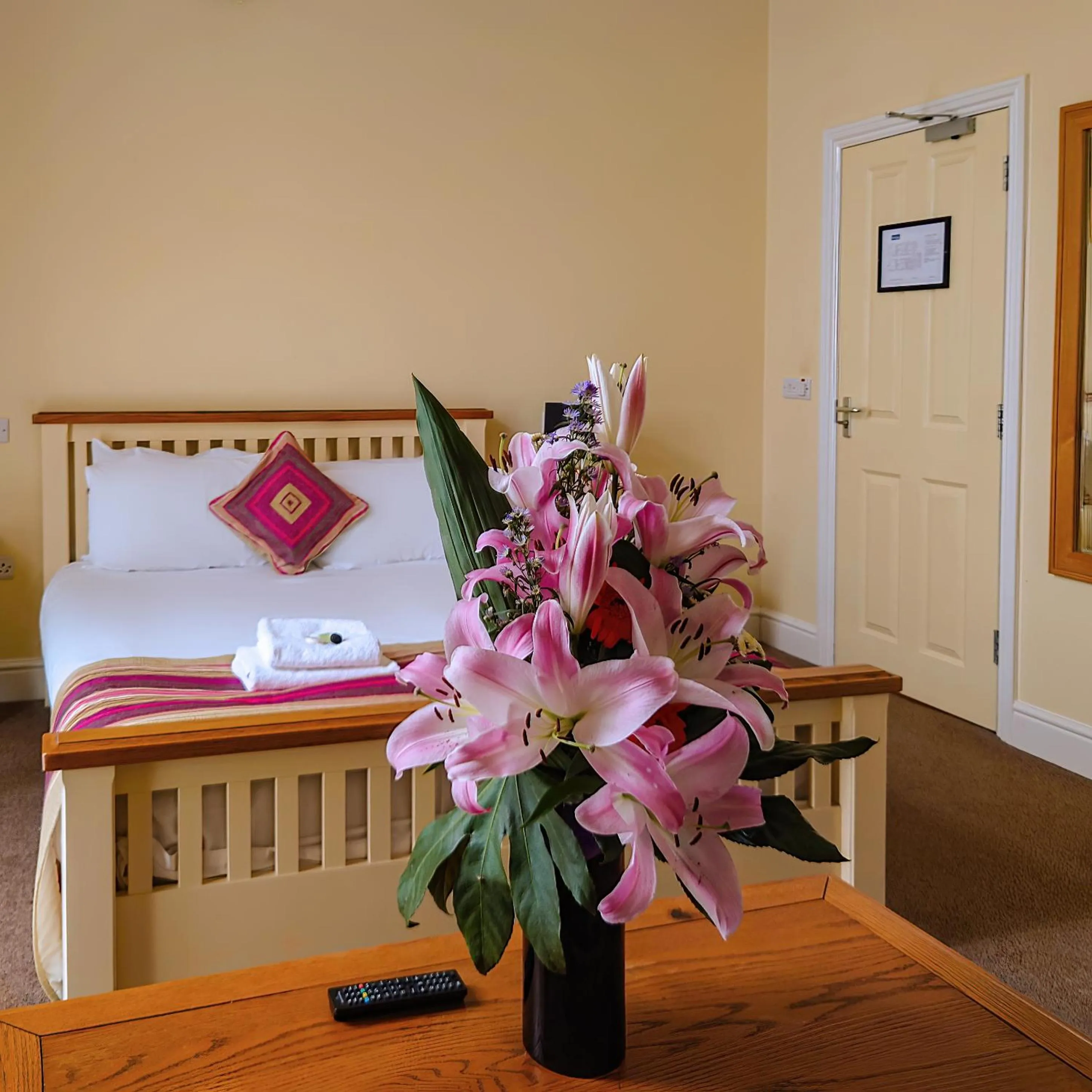 Bed in The Crown Hotel