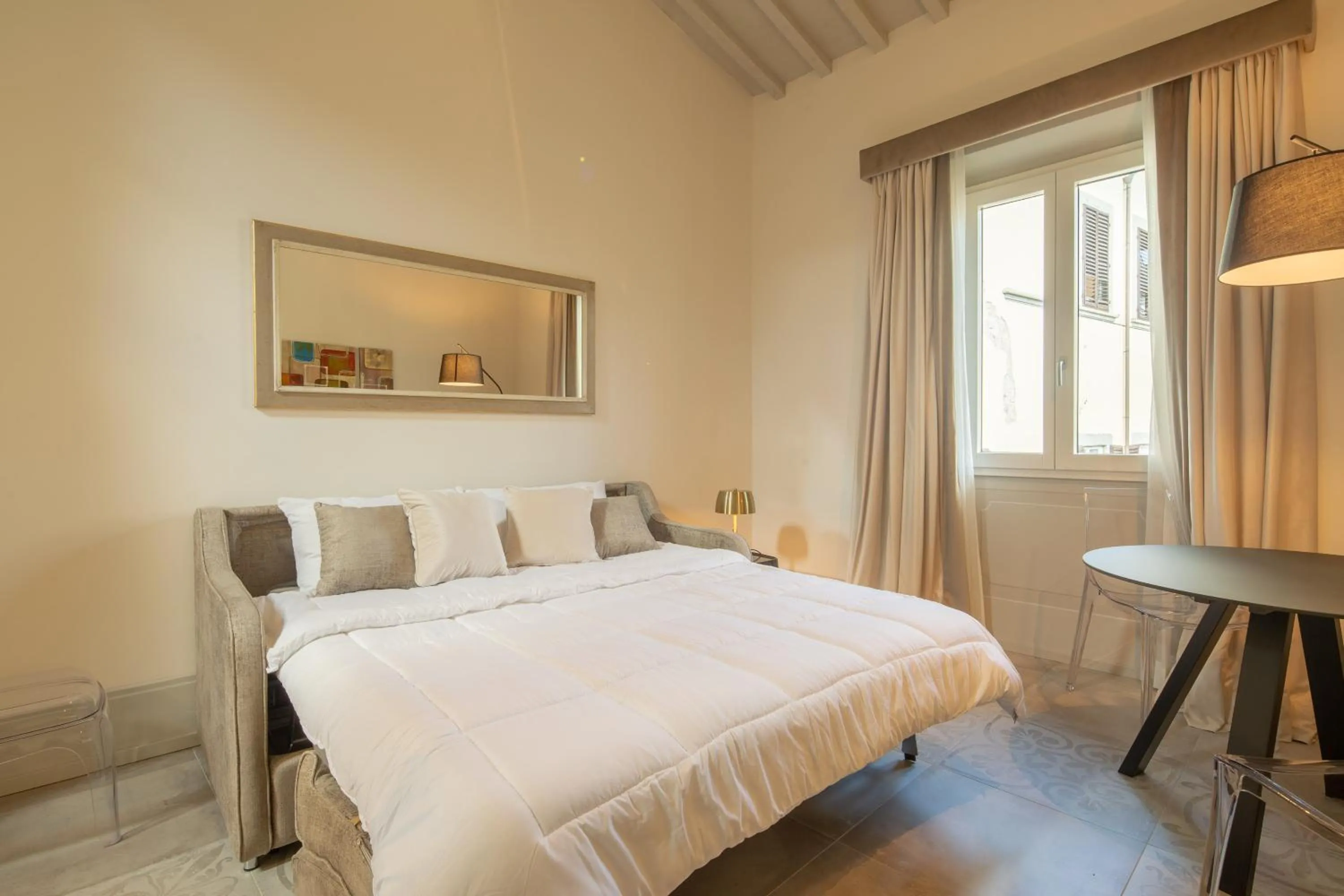 Living room, Bed in Carapelli Apartments