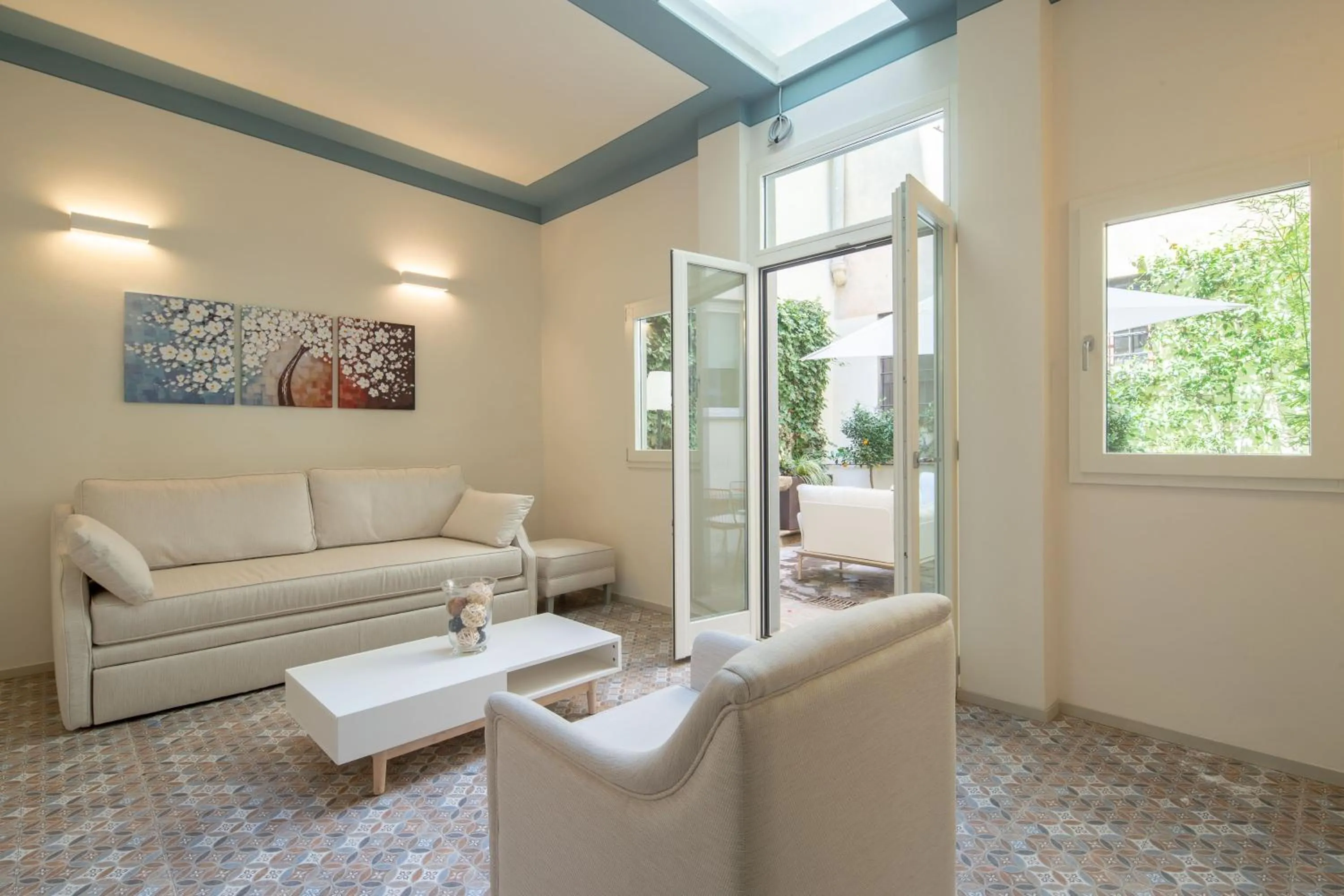 Living room in Carapelli Apartments