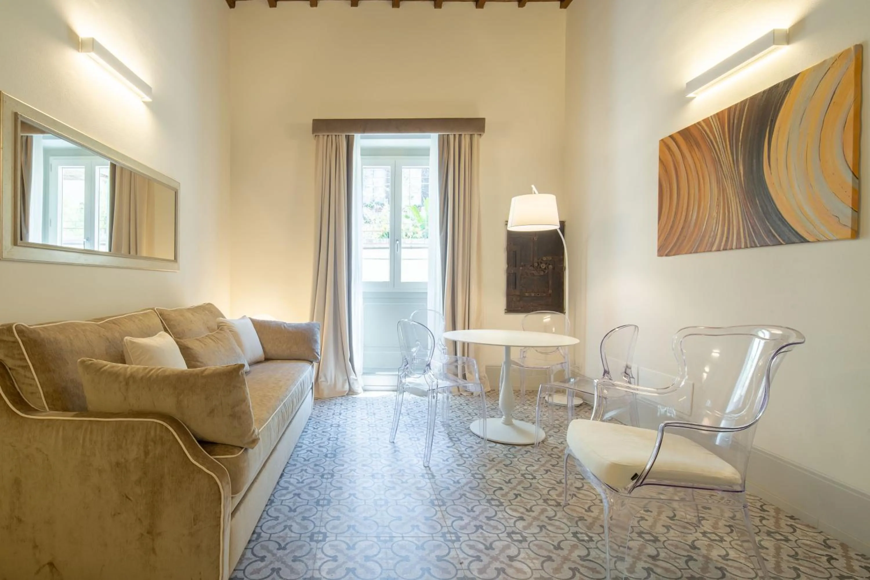 Living room in Carapelli Apartments
