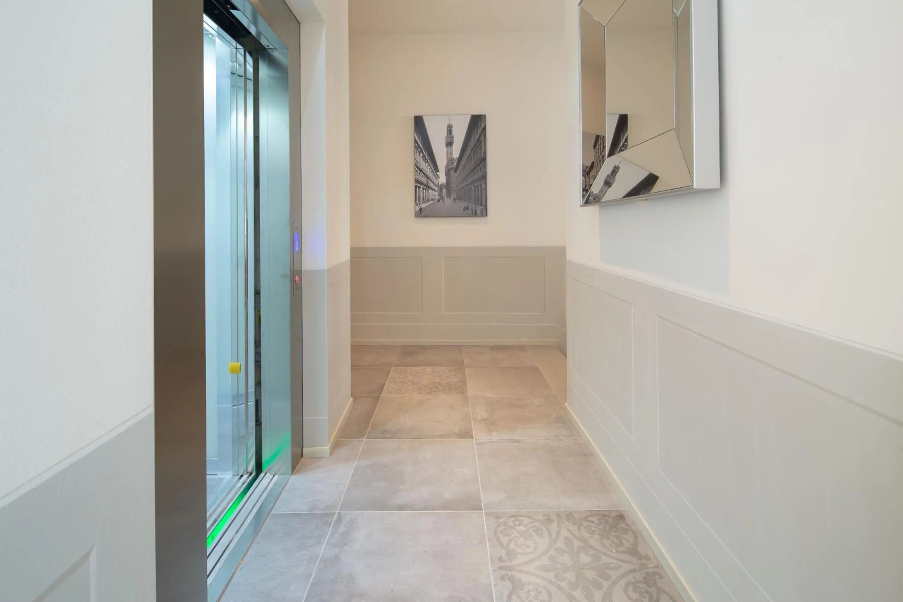 Lobby or reception in Carapelli Apartments