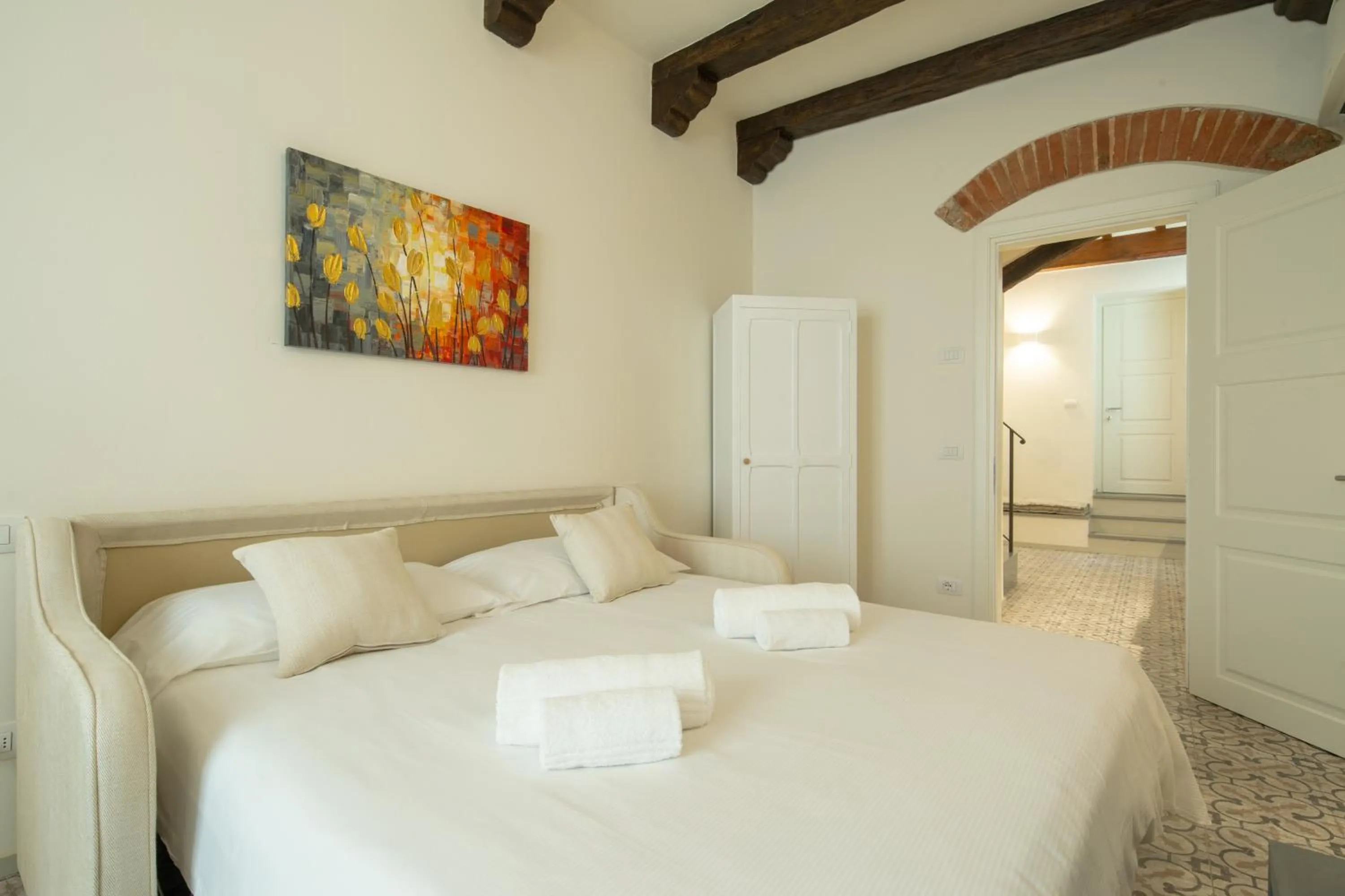 Bedroom, Bed in Carapelli Apartments