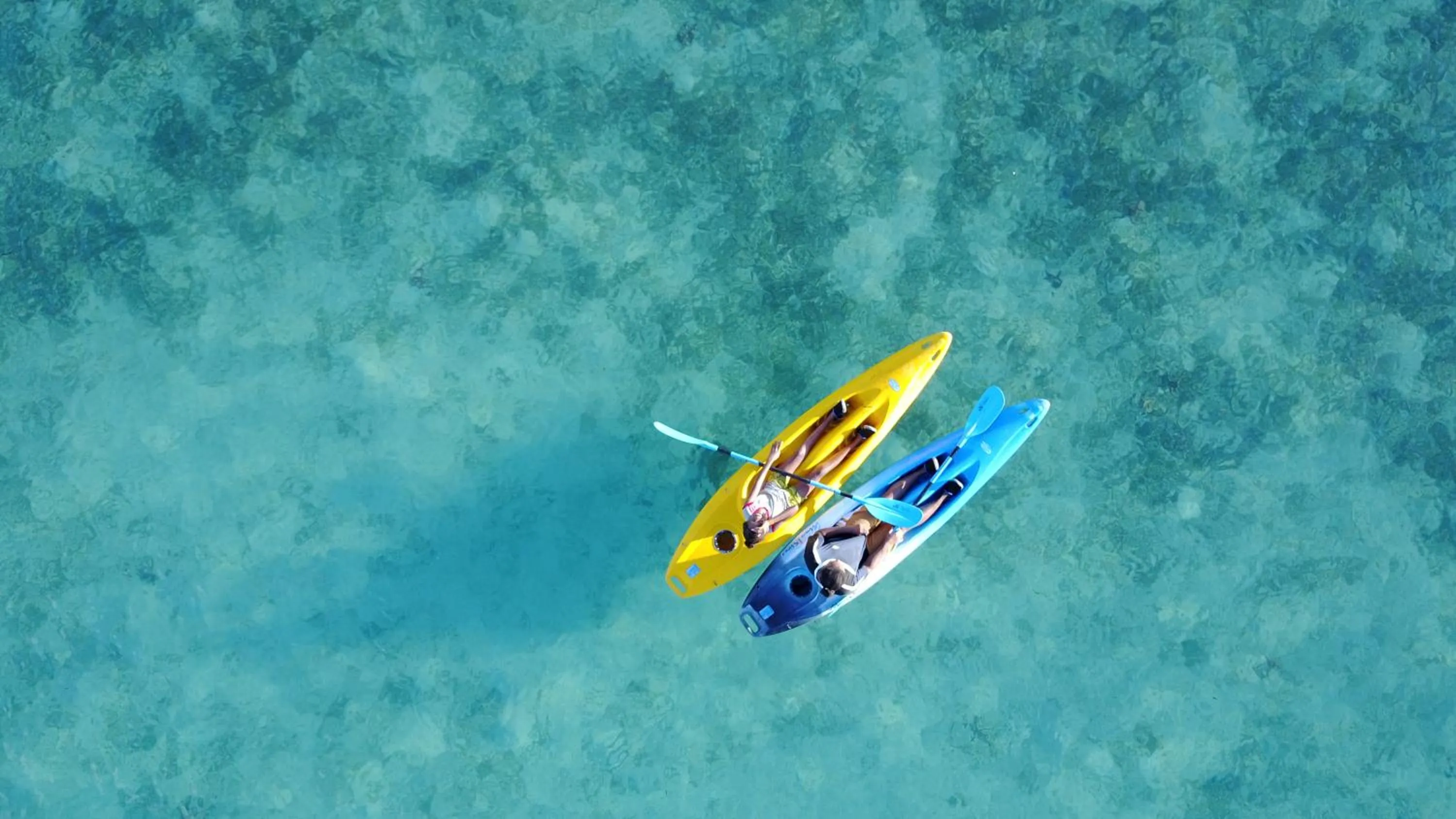 Canoeing in Pacific Lagoon Apartments