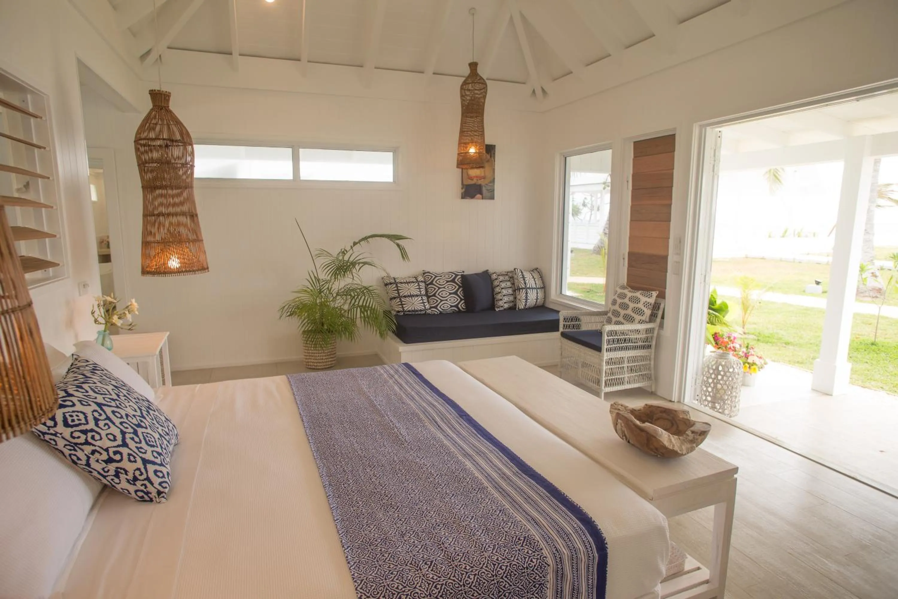 Bedroom, Bed in Tamanu on the Beach