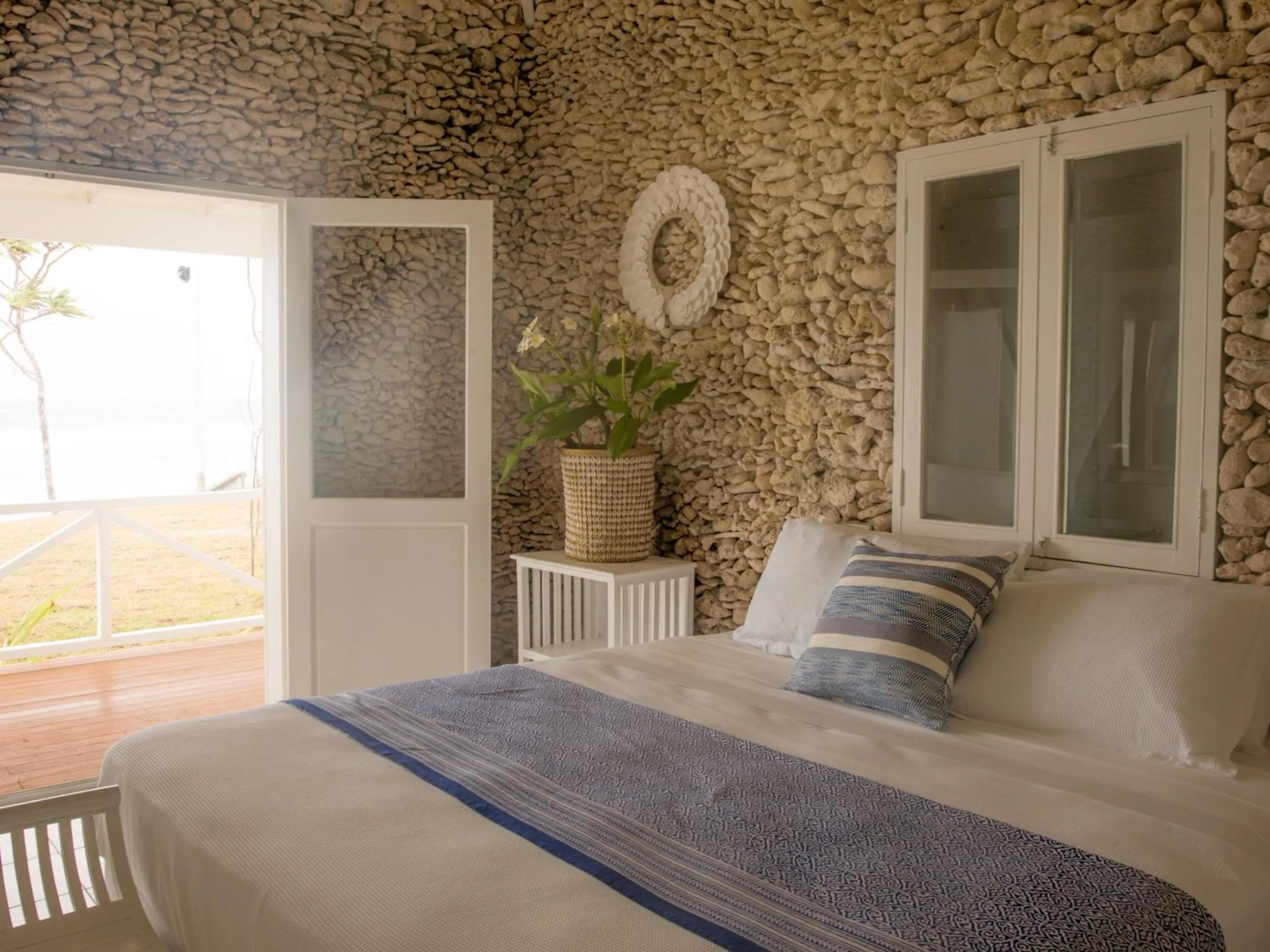 Bedroom, Bed in Tamanu on the Beach